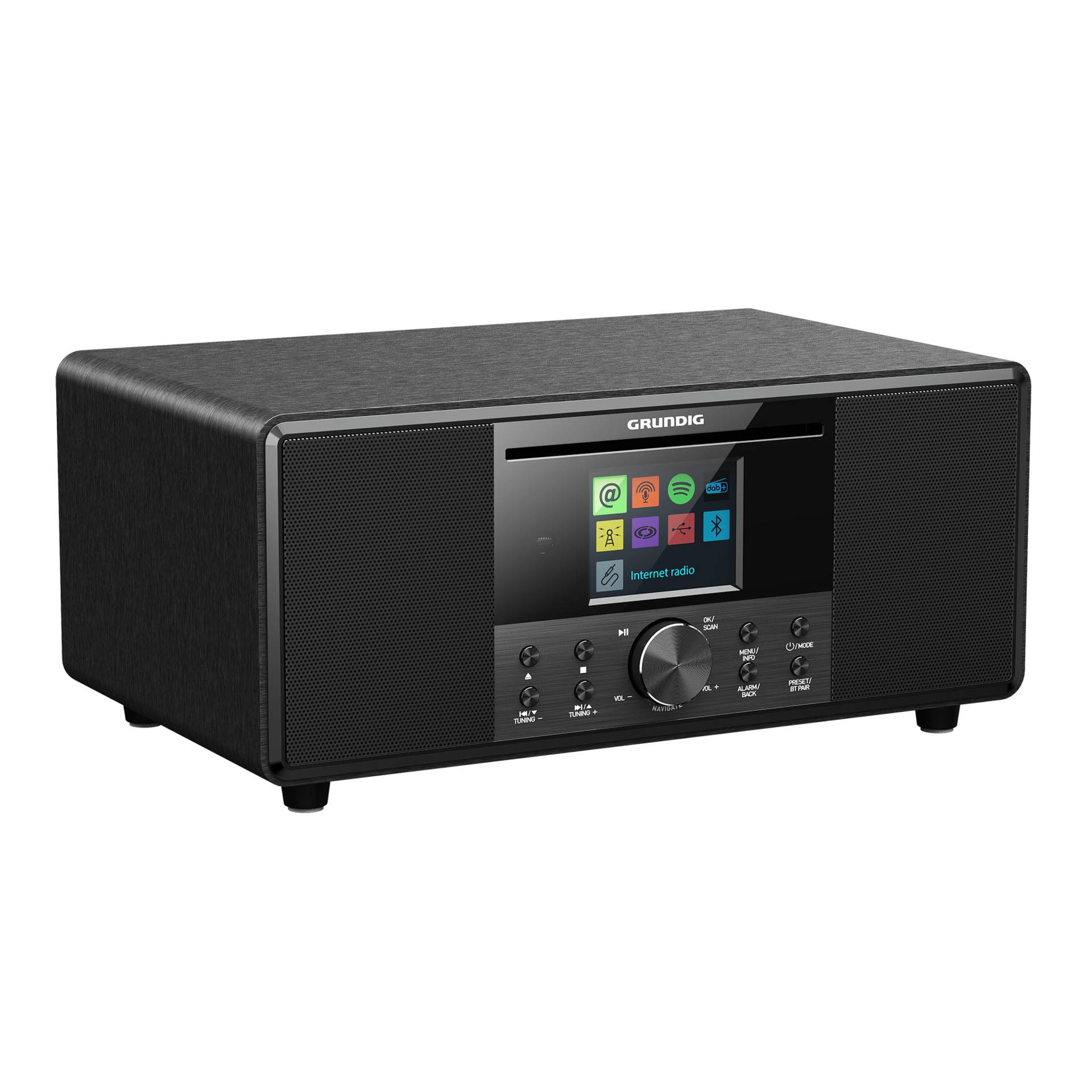 Grundig DTR 7000 2.0 DAB+ WEB Elektronik, Sprecher