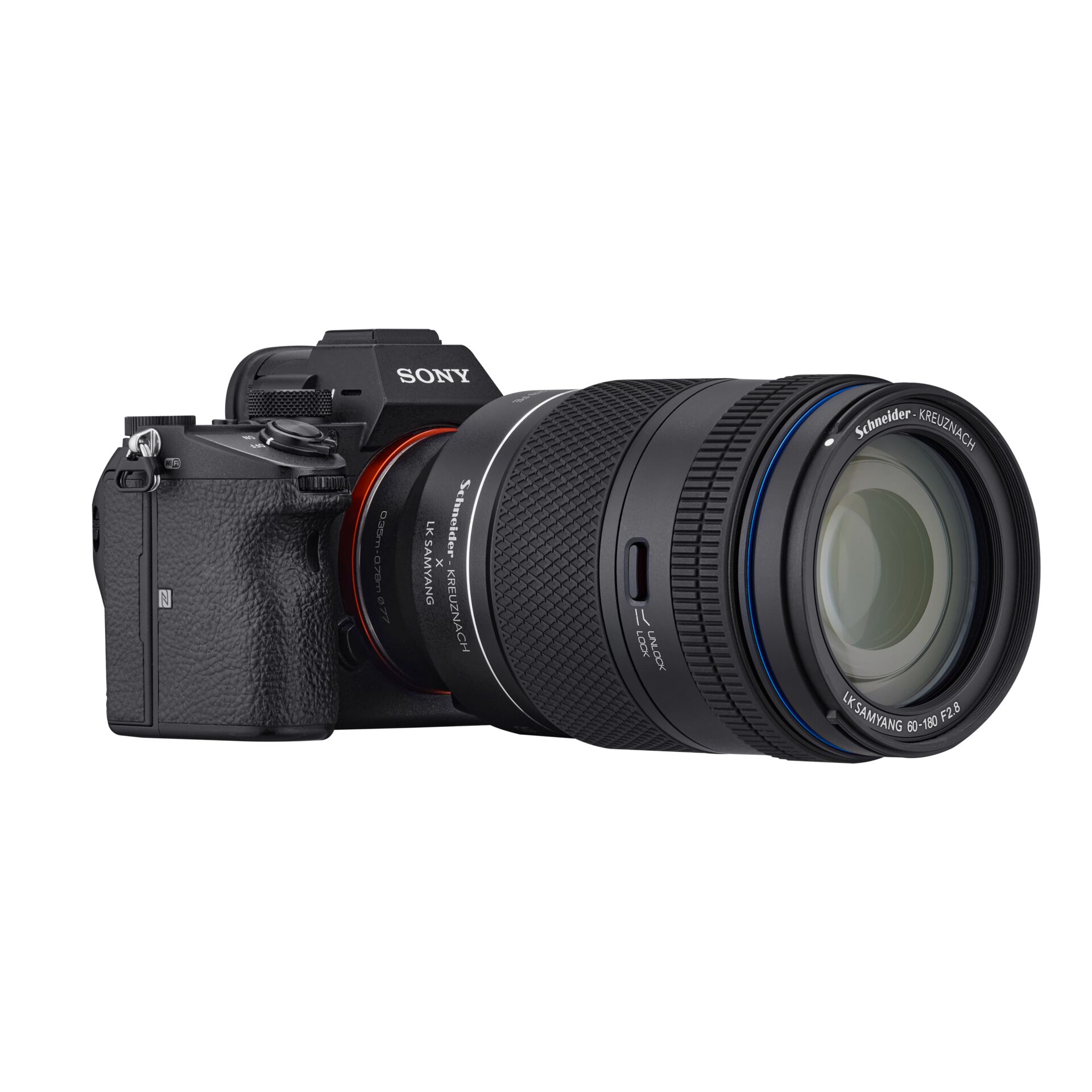 Kamera, DSLR, Wechselobjektiv, Schwarz, 60-180mm Zoom