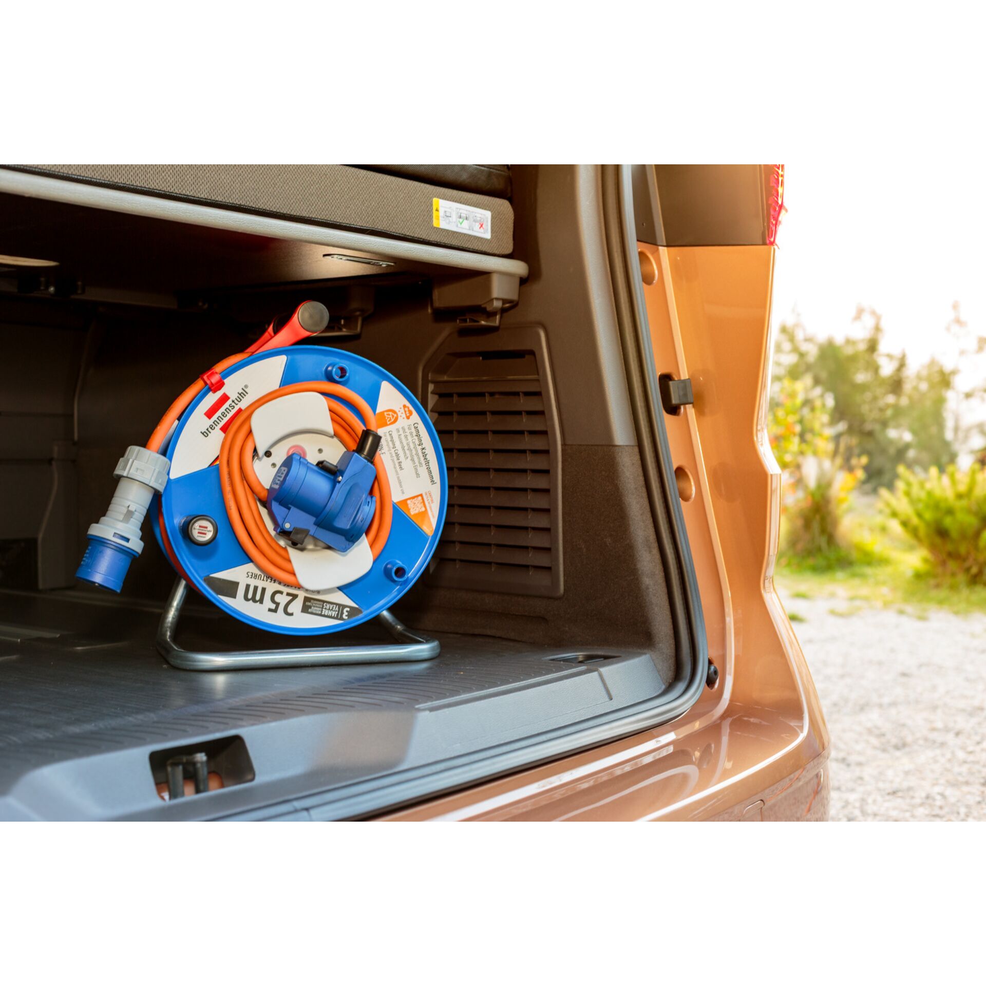 Kabelrolle, Stromkabel, Verlängerungskabel, Plug-in Adapter, Auto