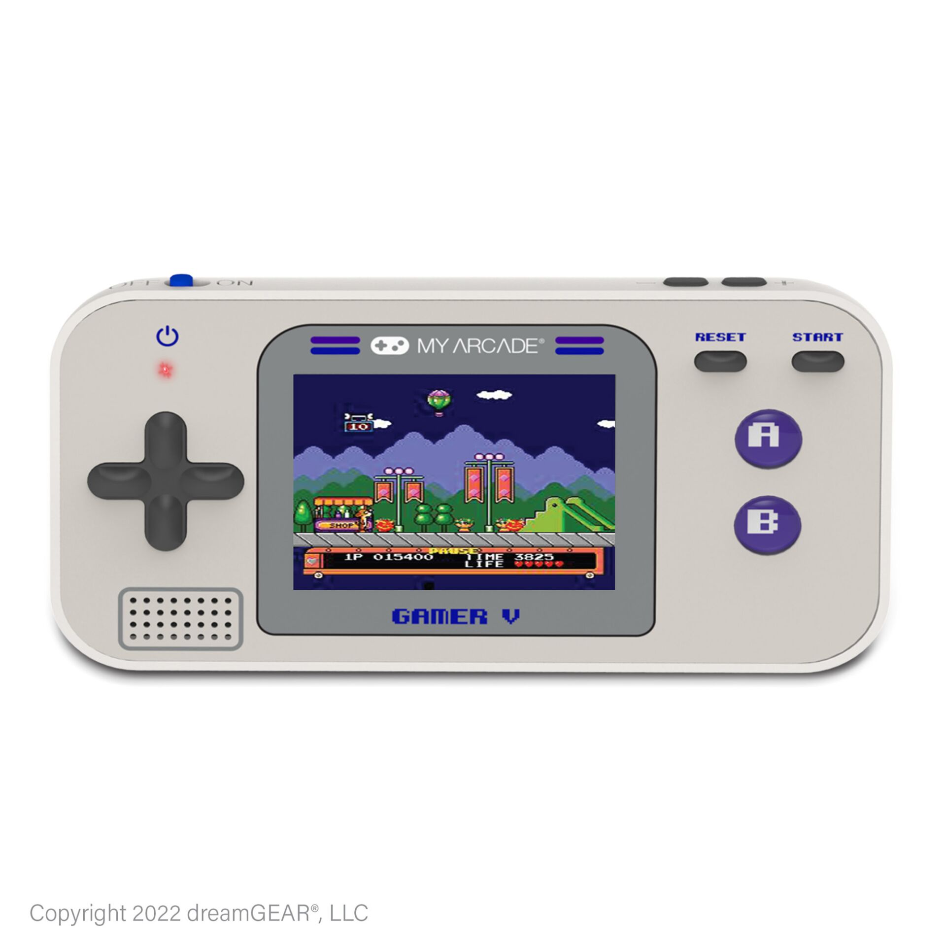 dreamGear My Arcade Gamer V  Classic (220 in 1) Gray & Purple