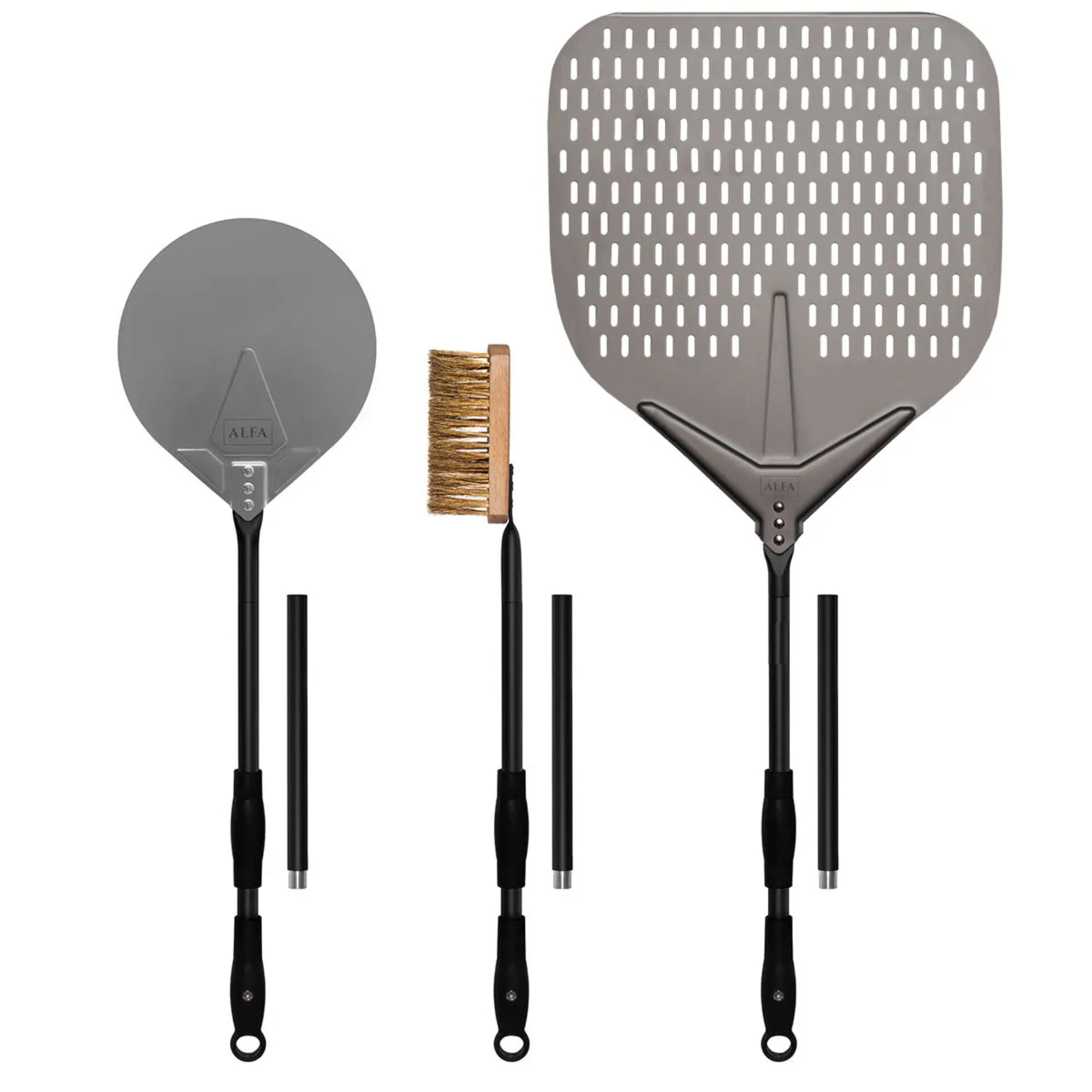Alfa Forni Schaufel-Set Extra  Large 3-teilig