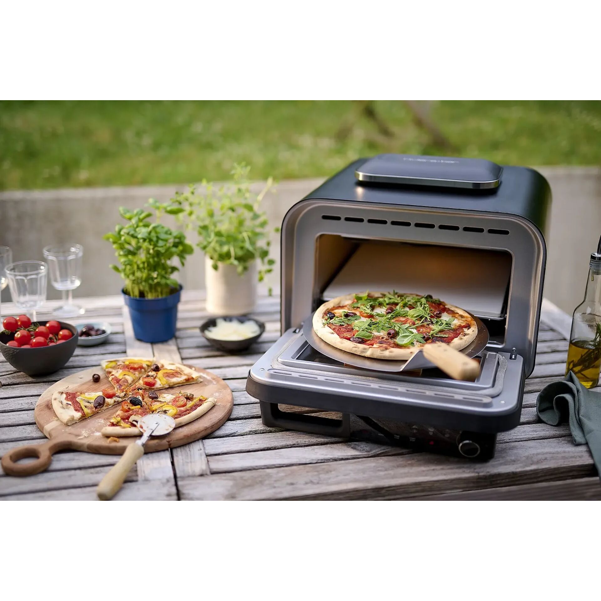 Pizza, Backofen, Außenküche, Pizzaofen, Küche im Freien