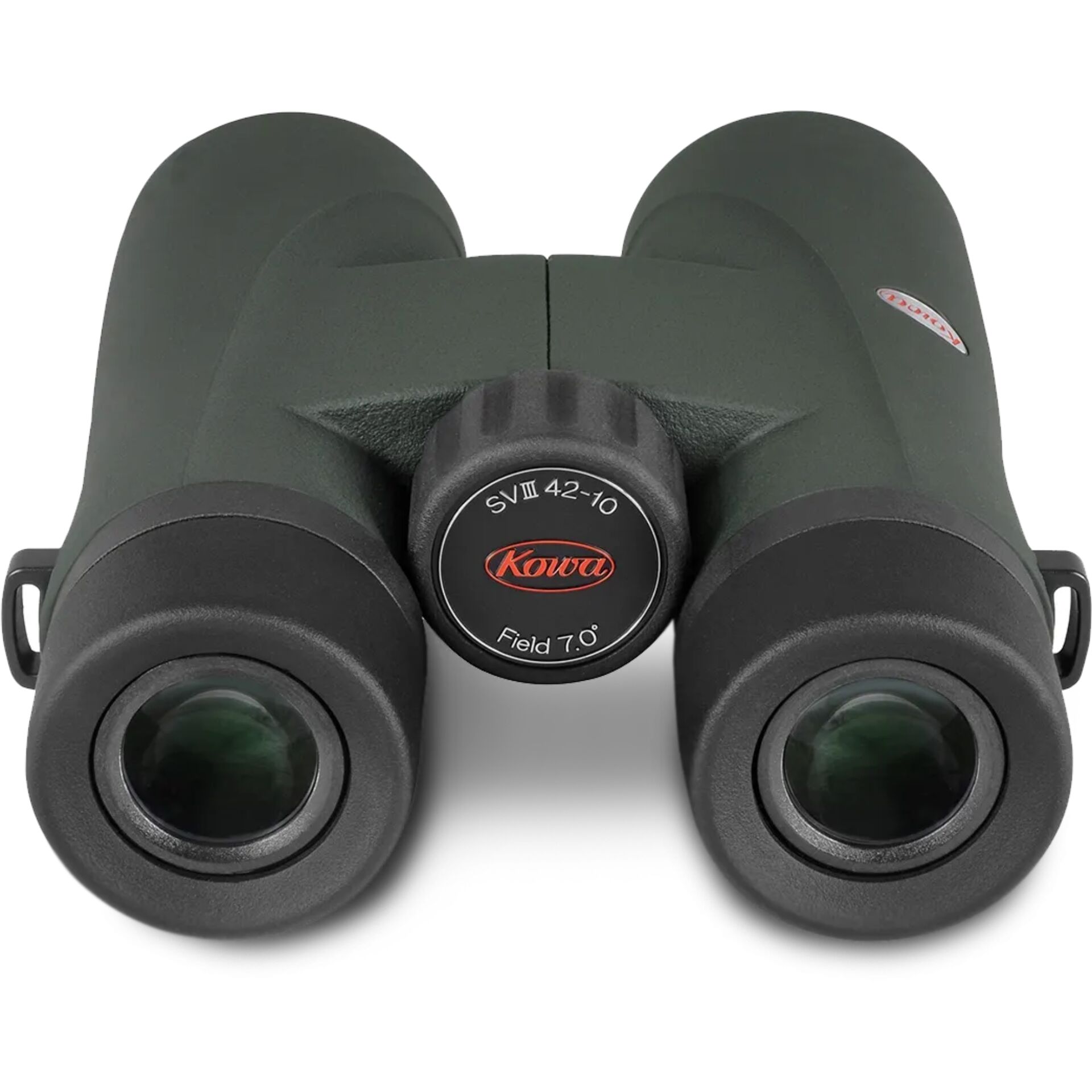 Fernglas, 10-fache Vergrößerung, 42-mm-Objektiv, Dunkelgrün, Gummiarmierung
