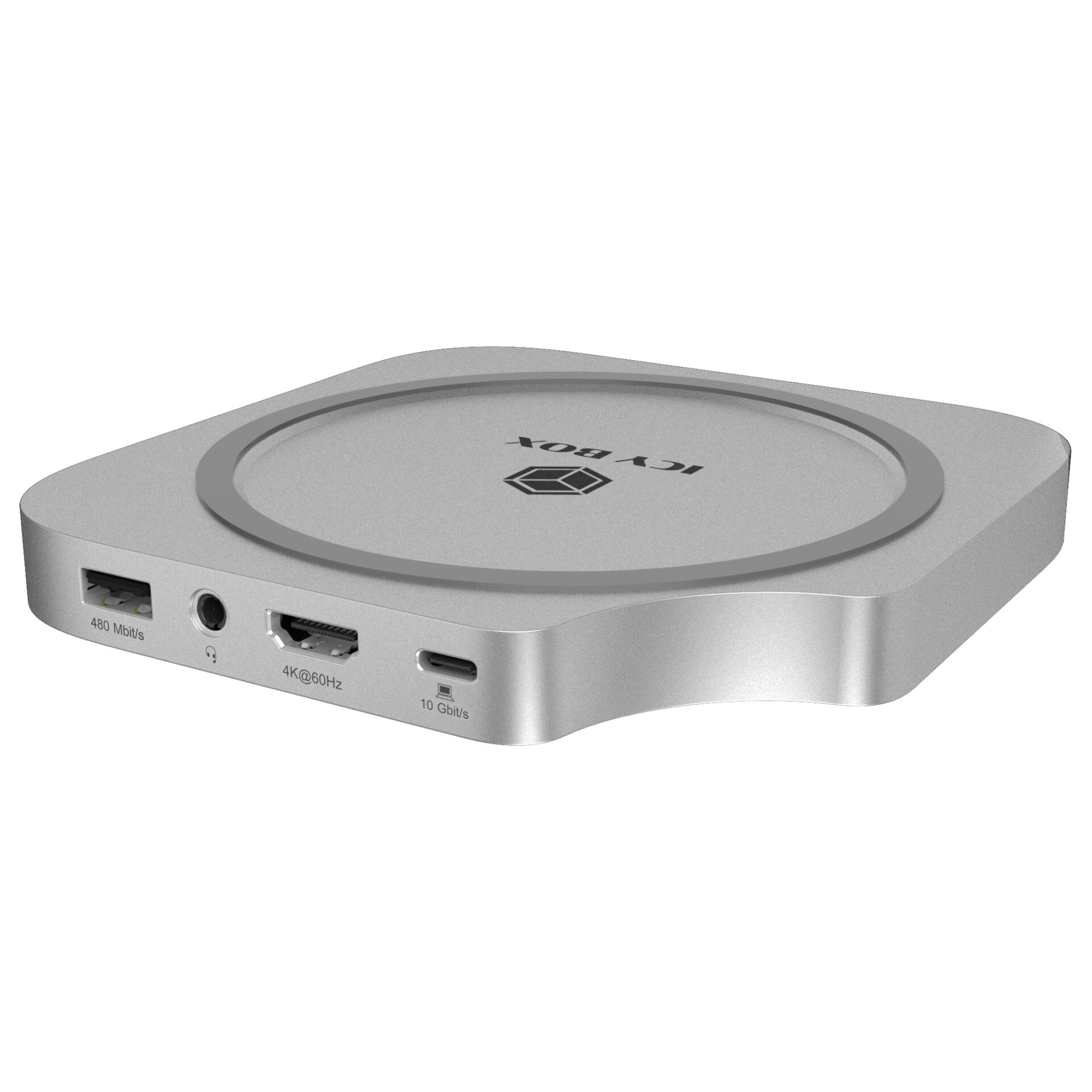 Dongle, Medien-Adapter, USB-C, 4K, Aluminium