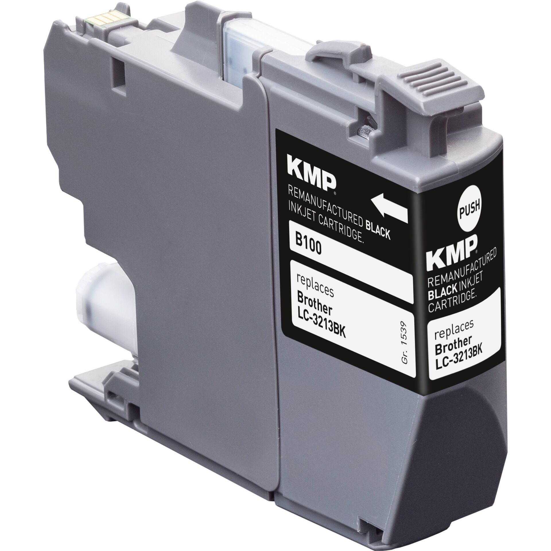 Maschine, Tintenpatrone, Druckerpatrone, Schwarz-Patrone, KMP Kompatibel, LC-3213BK