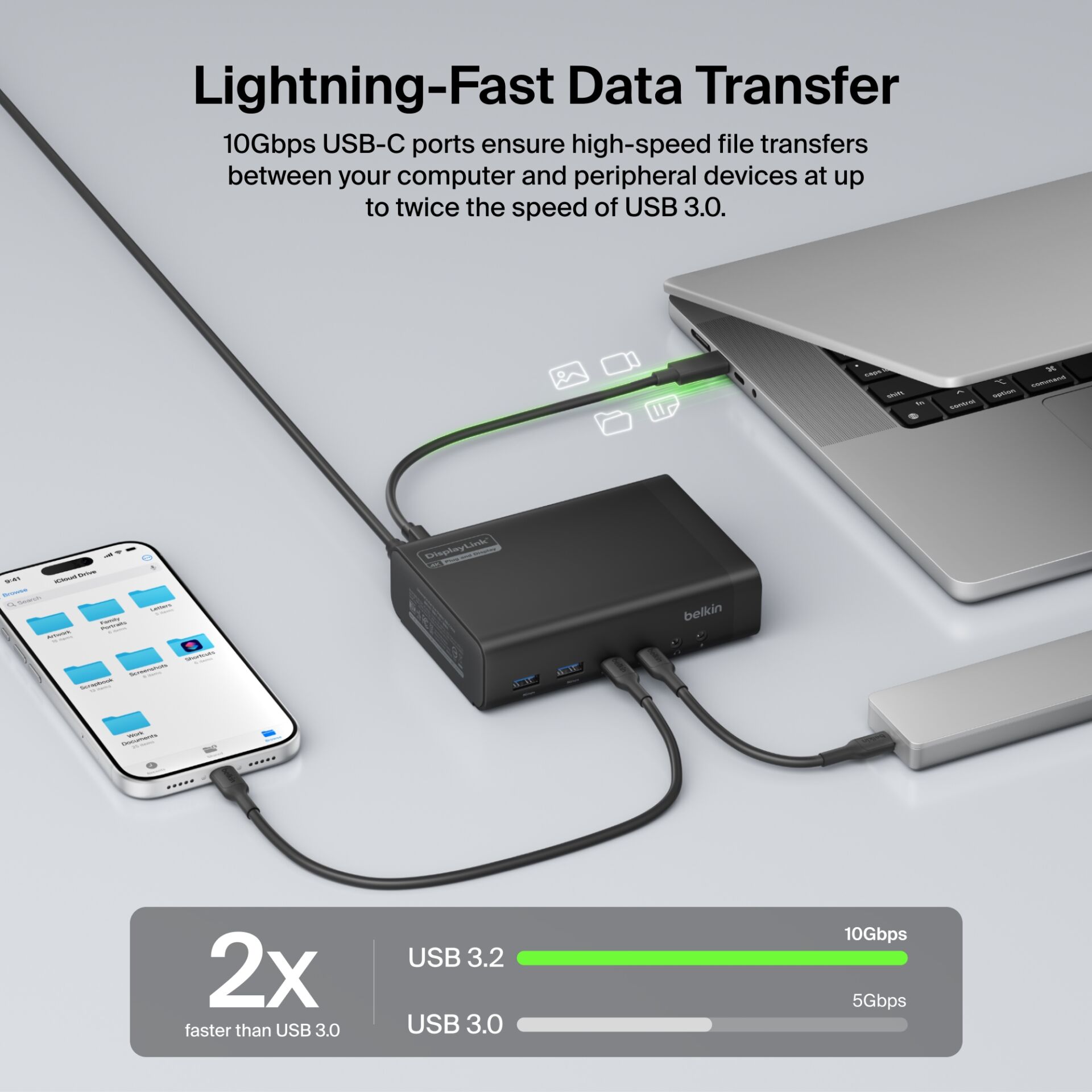 USB-Hub, Docking-Station, Schwarzer Adapter, USB-C-Hub, HDMI? (visuell)