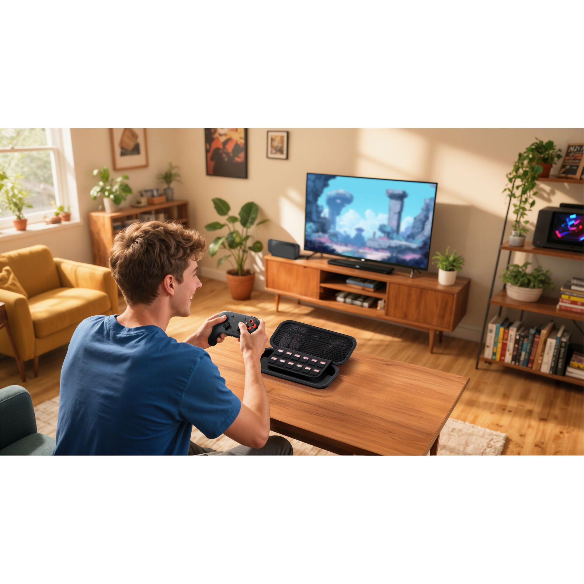 Innenarchitektur, Pflanze, Wohnzimmer, Computerausrüstung, Überwachen