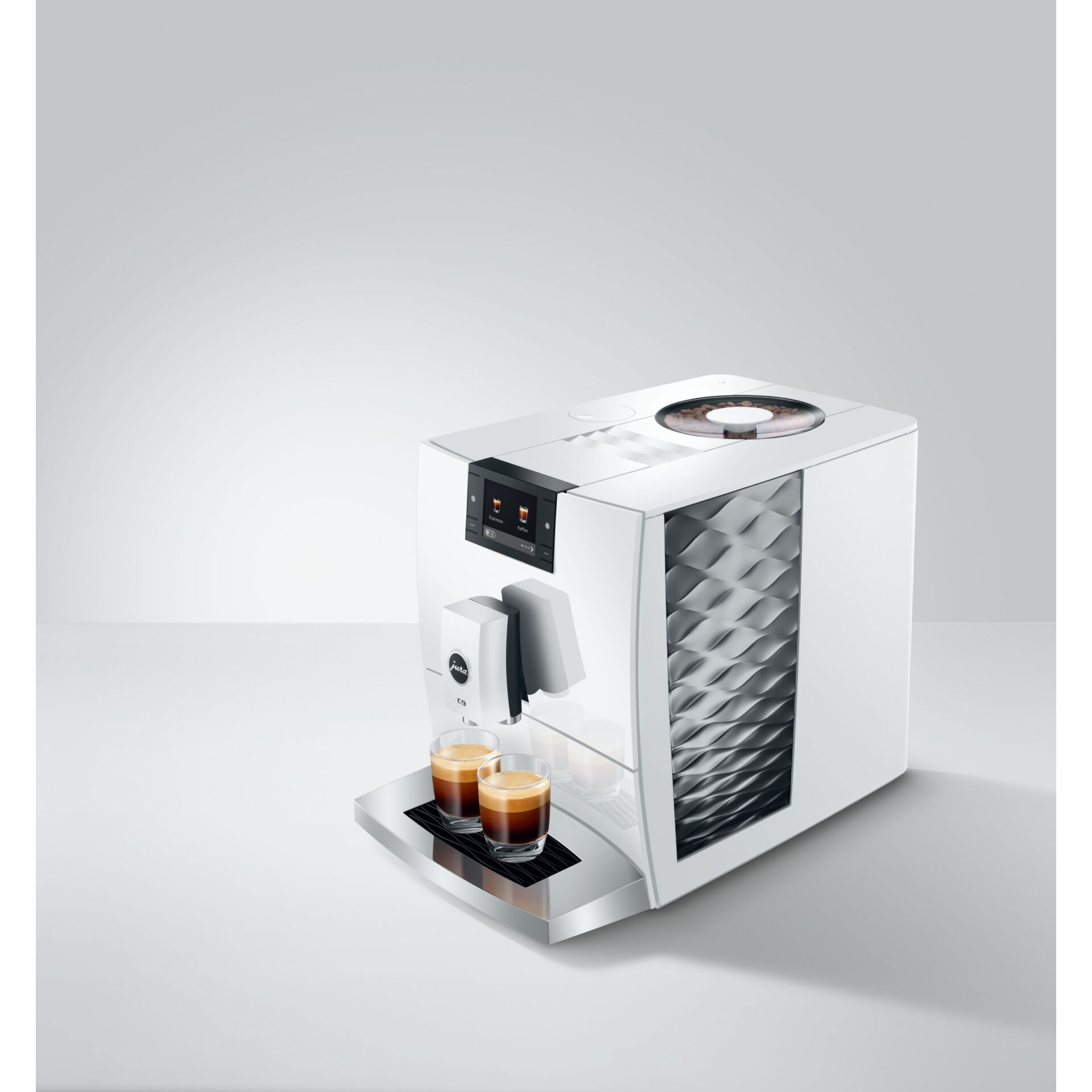 Kaffeemaschine, Espresso, Kaffeeausgabe, Zweiwege, Kompakte Maschine
