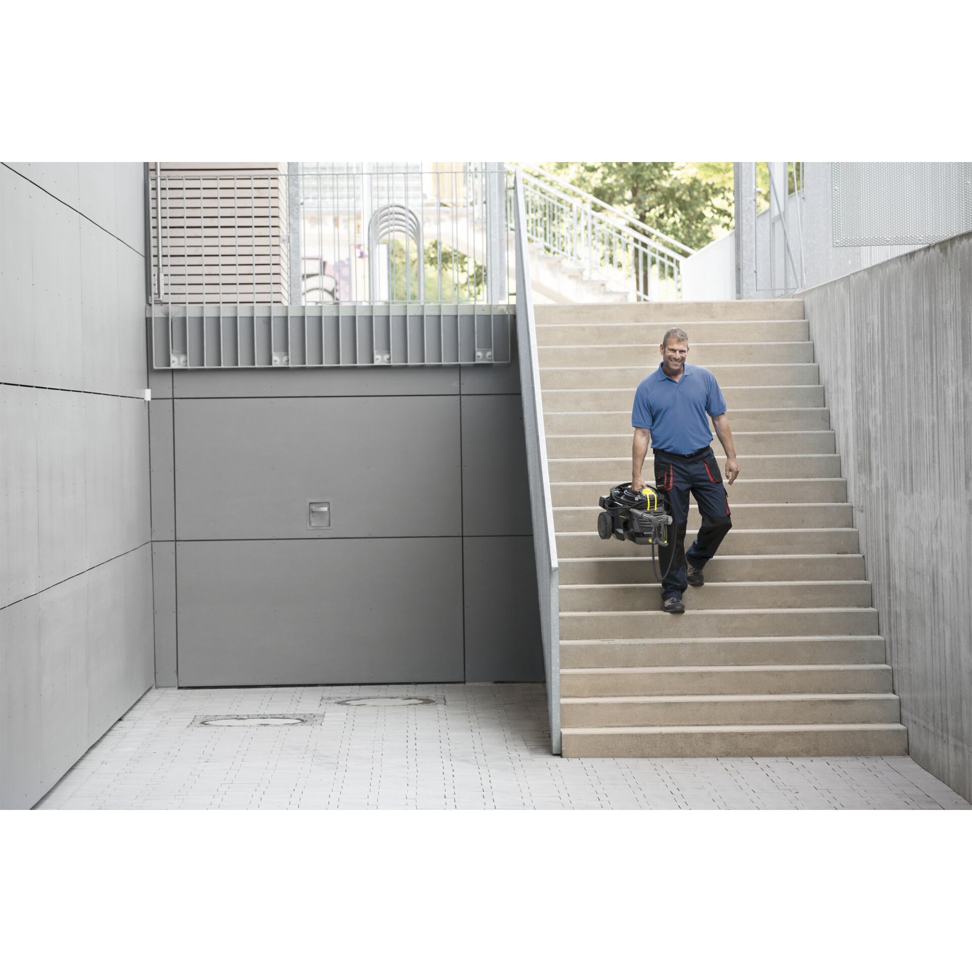 Person, Sitzen, Treppe, Innenarchitektur, Mann