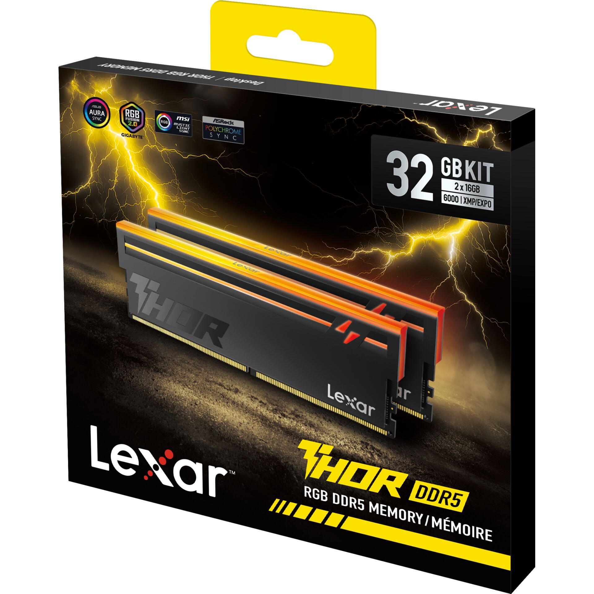 RAM, DDR5, 32GB, 16GBx2, Lexar
