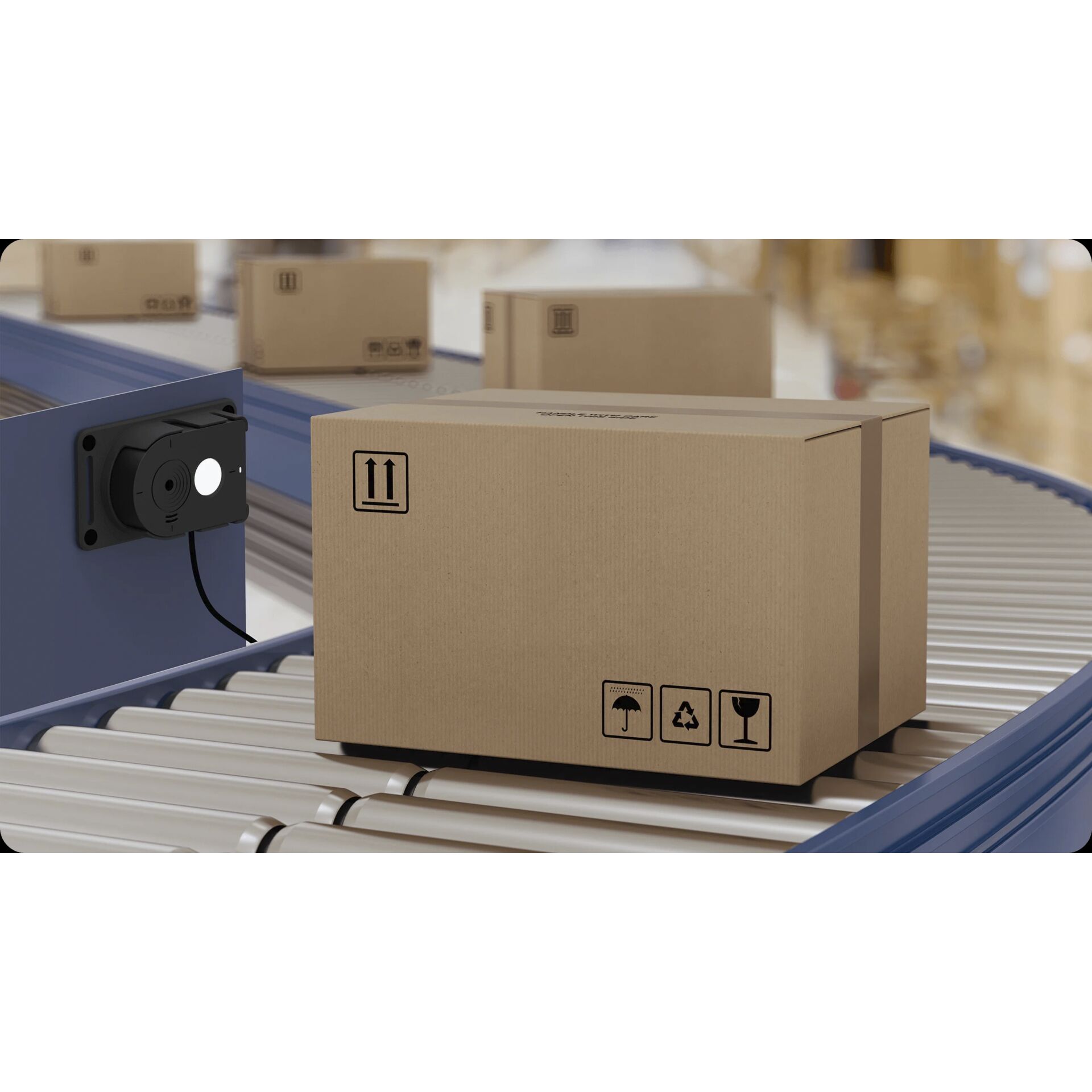 Kiste, Karton, Lieferung des Pakets, Person