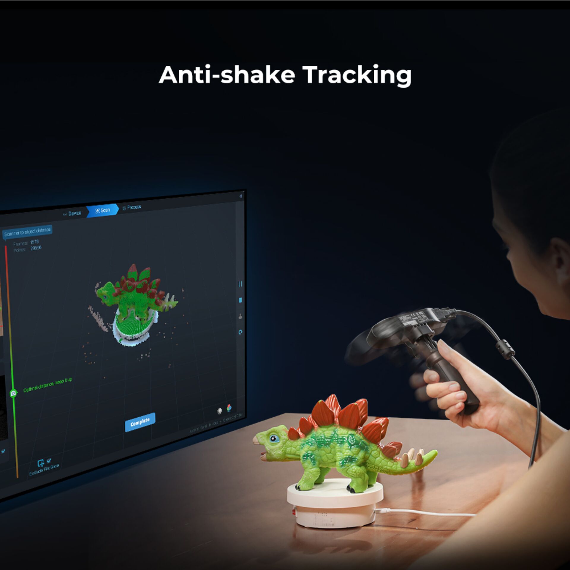 Stecker-Controller, 3D-Druckmodell?, Steuerung, Anti-shake Tracking, Spielzeug-Dino