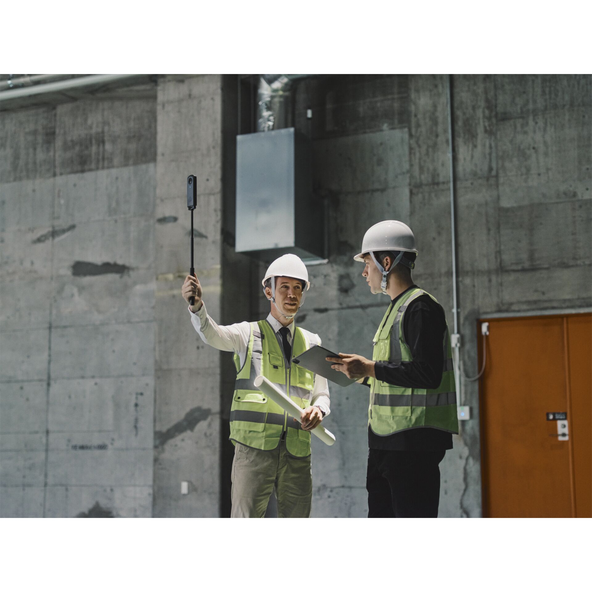 Person, Arbeiter, Schutzhelm, Helm, Innenarchitektur