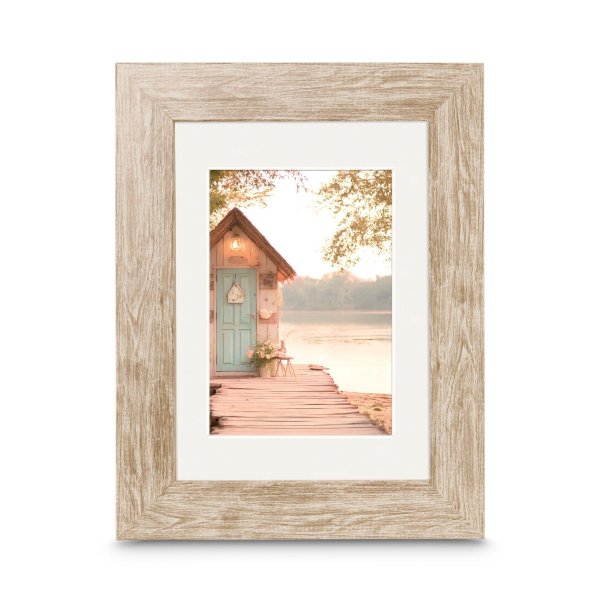 Bilderrahmen, Holzrahmen, Naturholz, Fotorahmen, shabby chic?