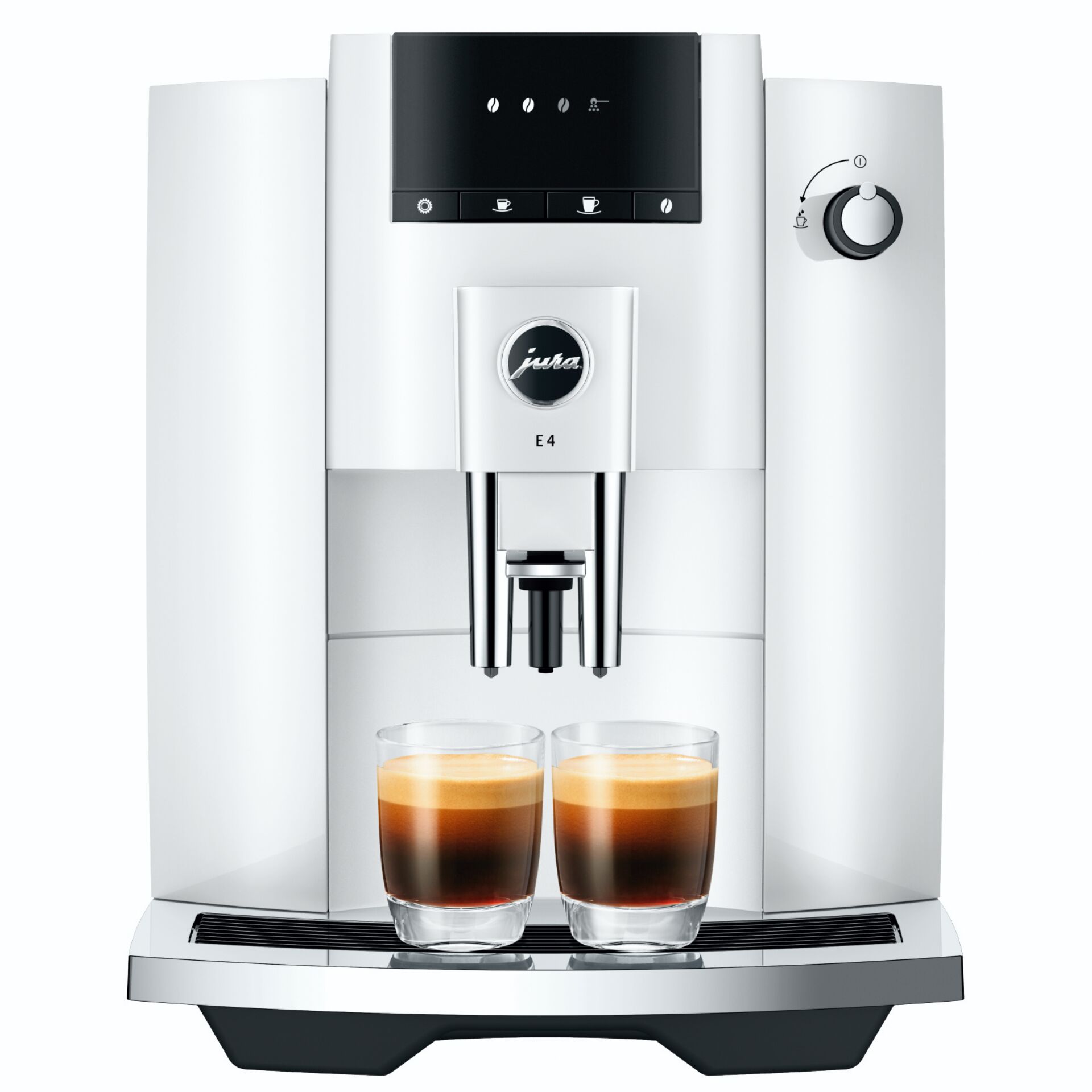 Kaffeemaschine, Espressoautomat, Doppelter Becher, Kaffeecrema, E4 Modell