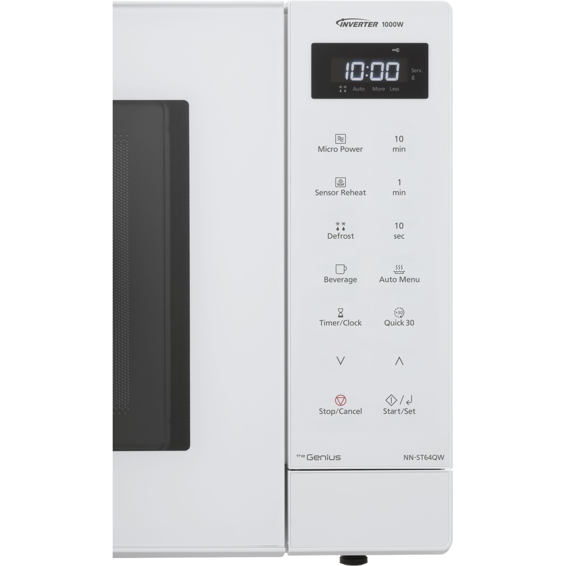 Mikrowelle, Inverter, Digitalanzeige, Timer, Bedienfeld