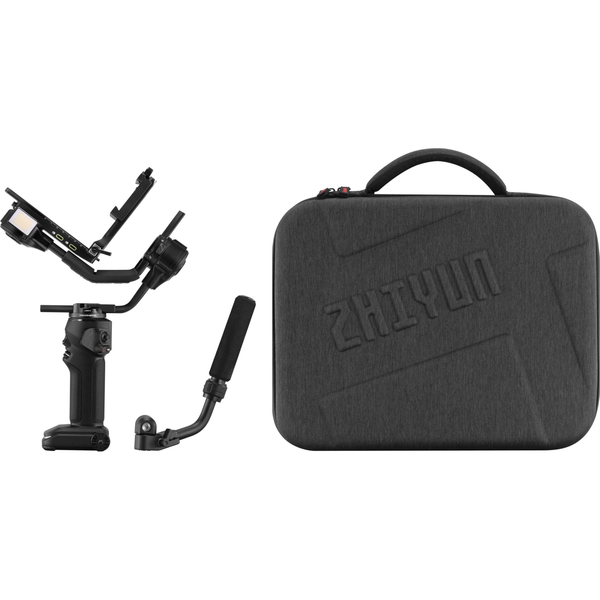 Zhiyun Crane 4 Combo mikrofon, Adapter, Elektronik, Handtasche, Kissen