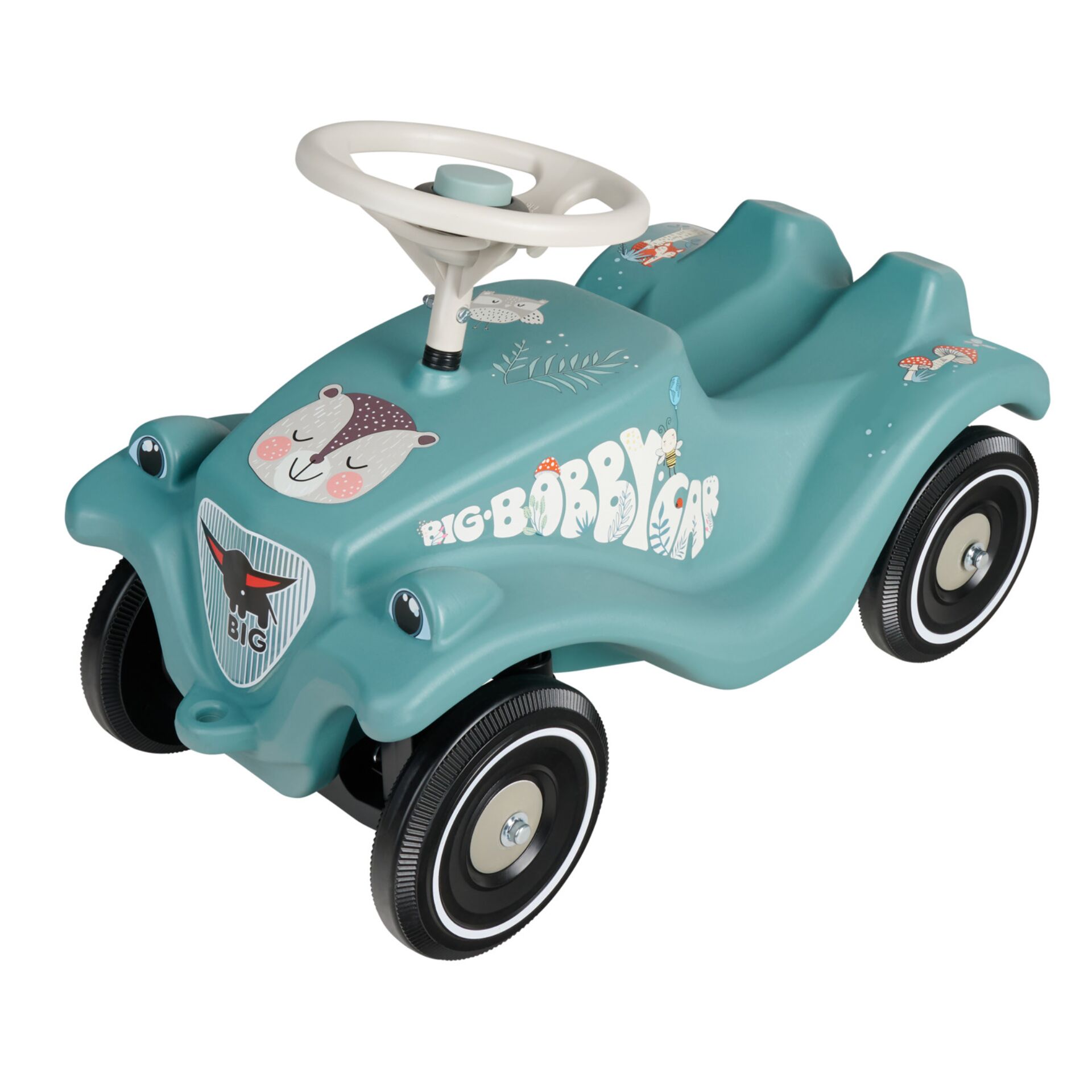 Kindersitzwagen, Puppenwagen, Teal, Tiermotive, Steuerungsteering