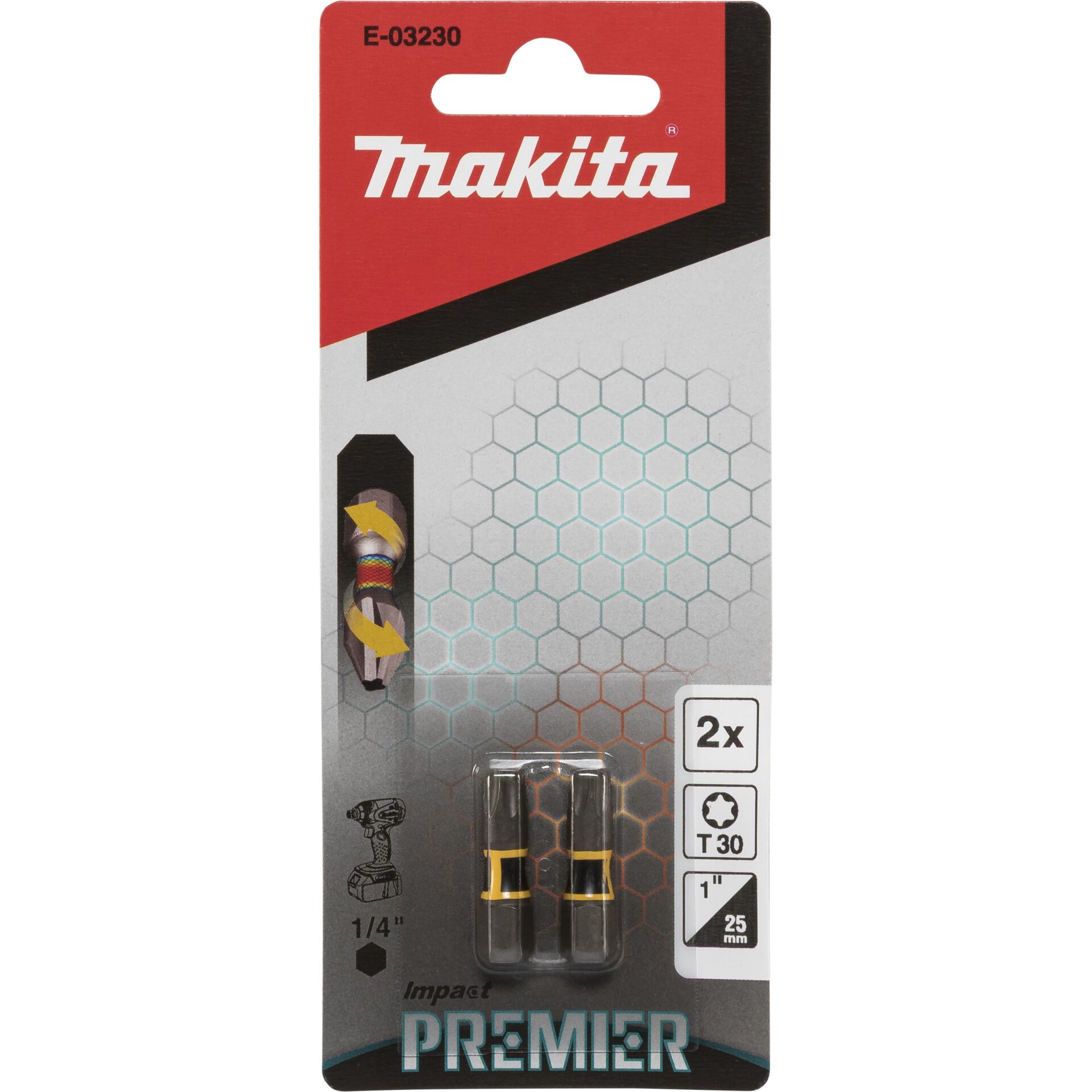 Makita Torsion Bit T30x25 2Stk.