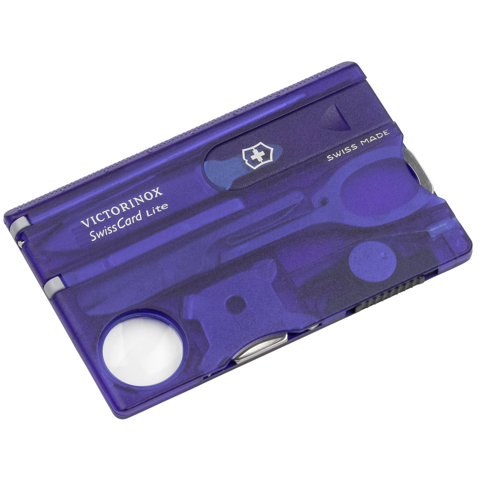 Victorinox SWISSCARD LITE  blau transparent