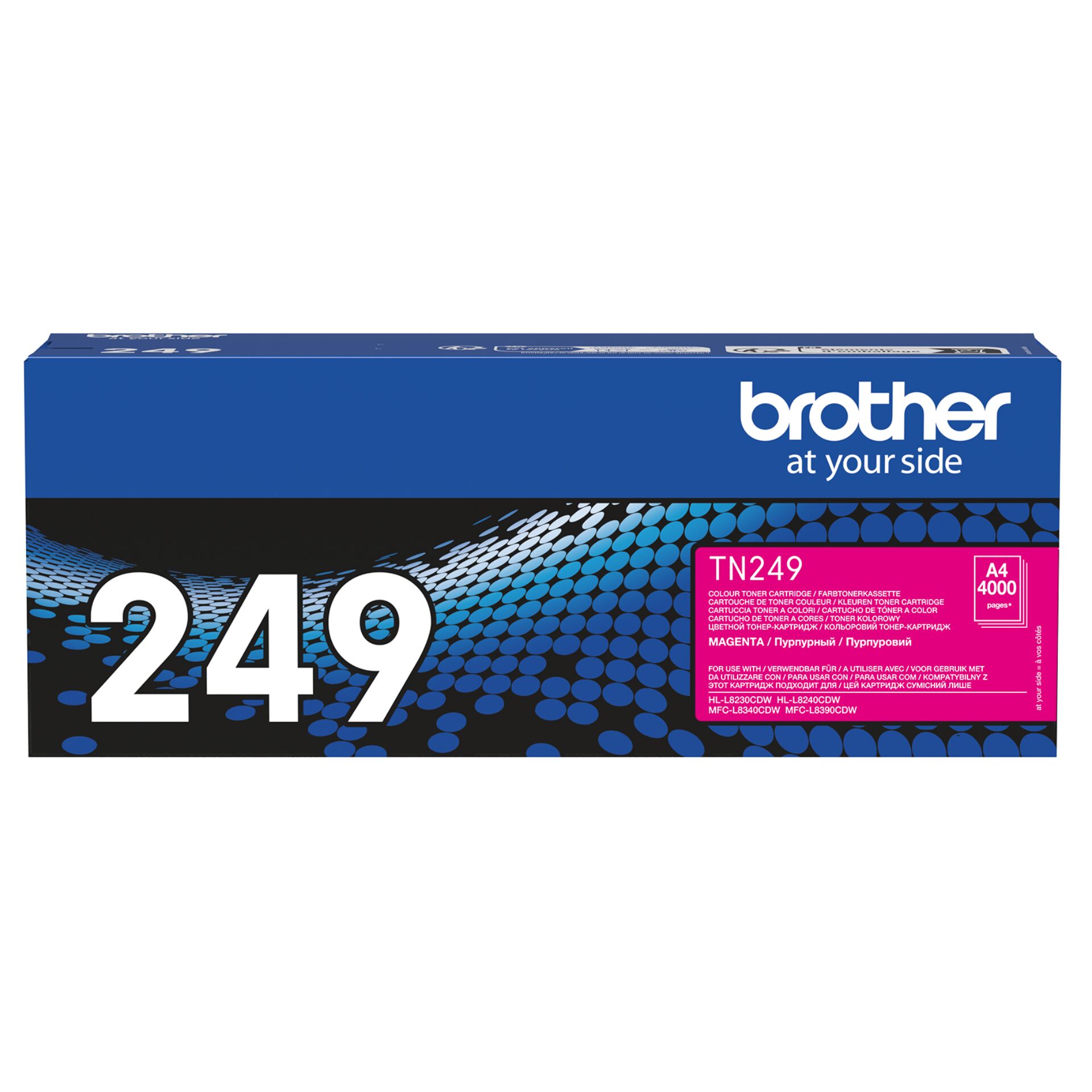 toner cartridge, magenta, TN249, A4 cartridge, brother
