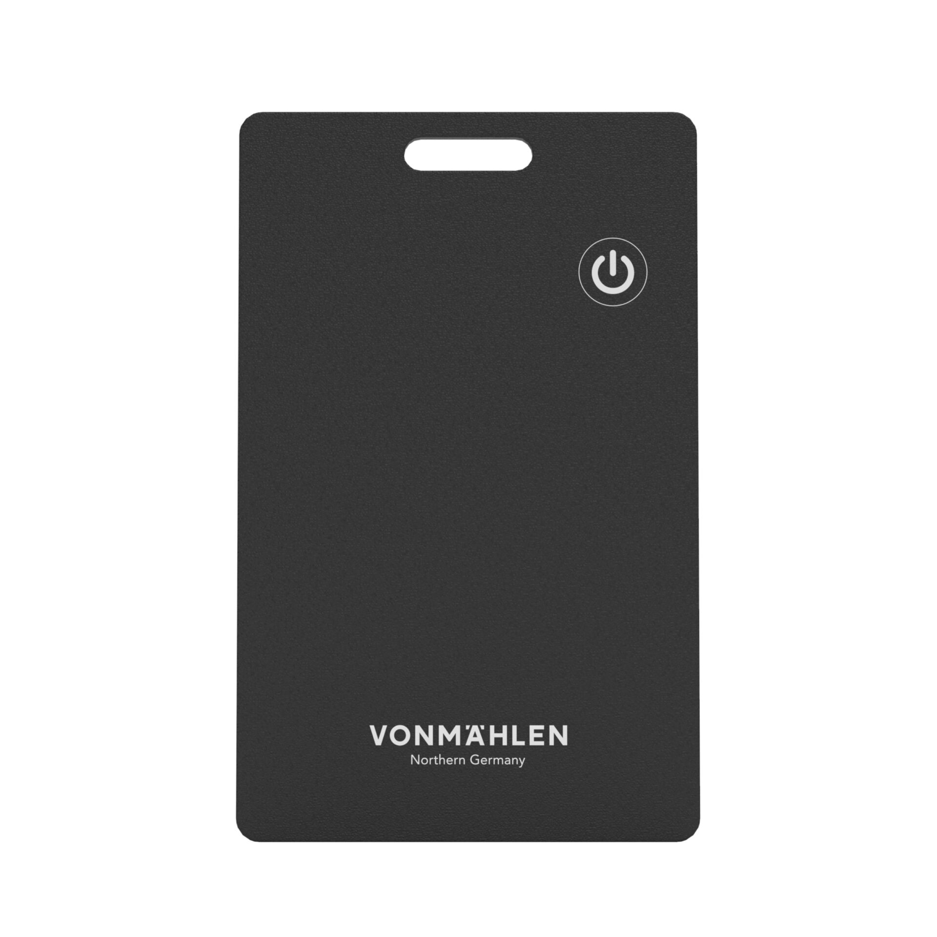 Power button, Black card, On/off, Label, Von Mählen