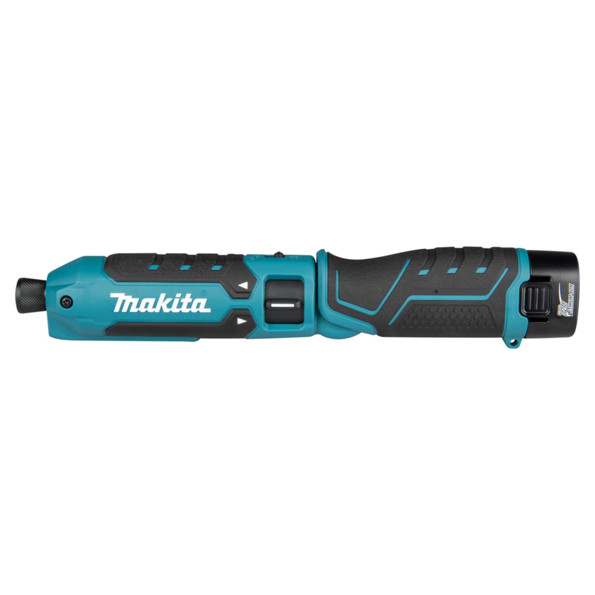Akku-Schraubendreher, Makita, Teal, Grau-Schwarz, Schnellspanner