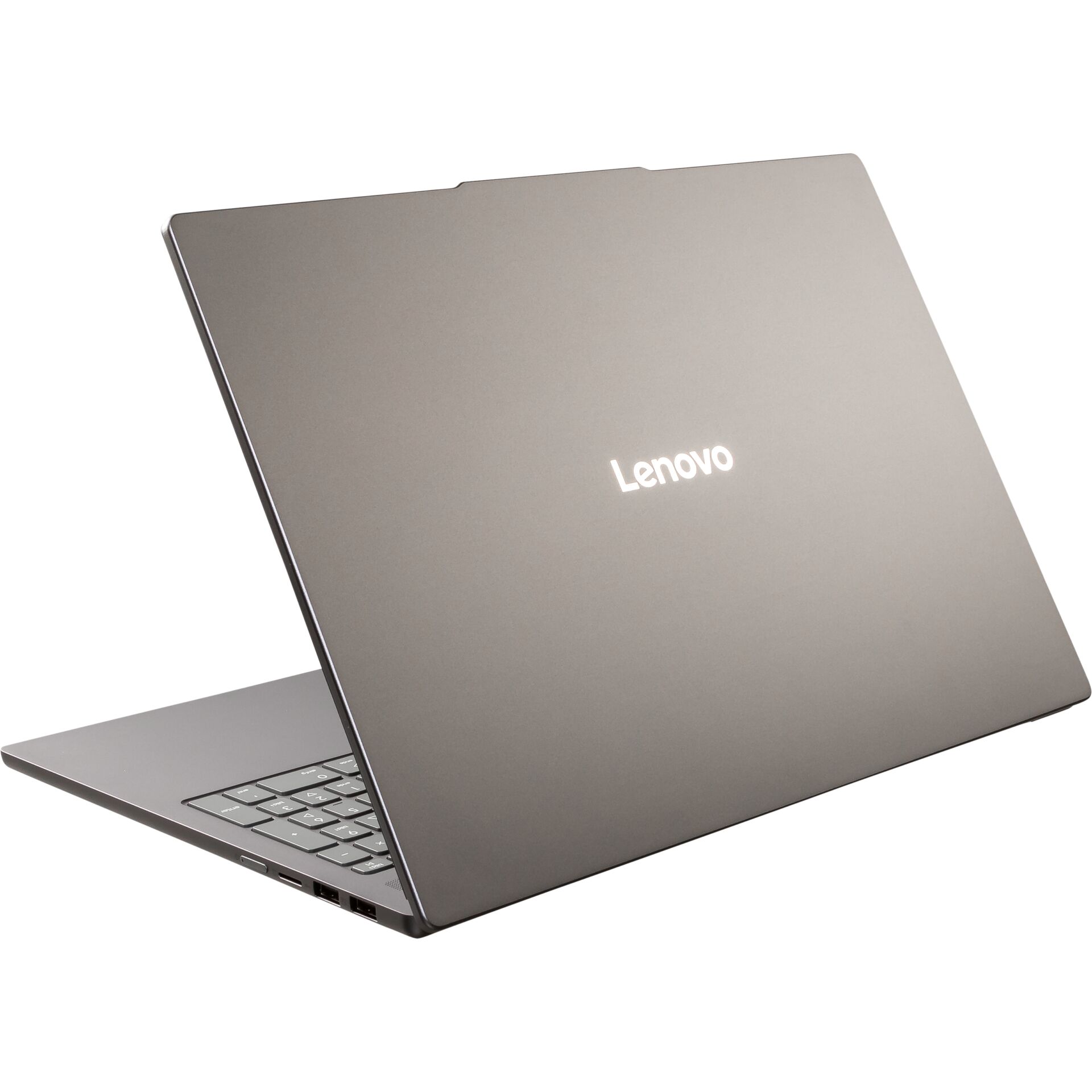 laptop, Lenovo, Ultrabook, Metall, Grau