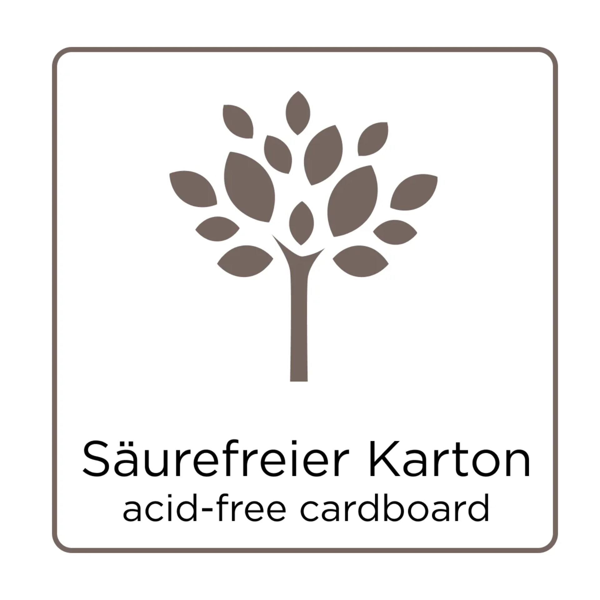 Baum, Logo, Karton, säurefrei, Baum-Symbol