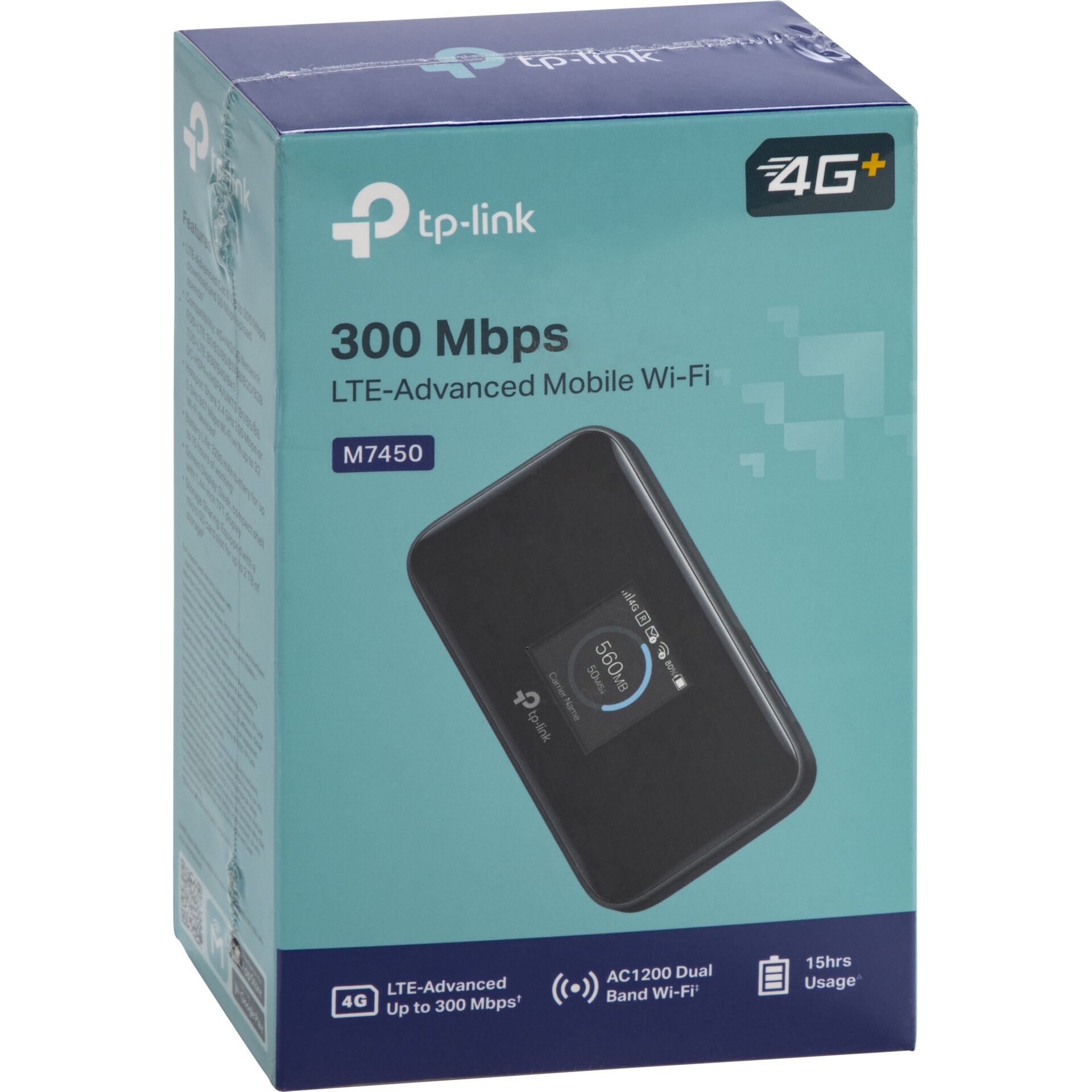 4G LTE Router, Mobiler Hotspot, WLAN-Box, tp-link, M7450
