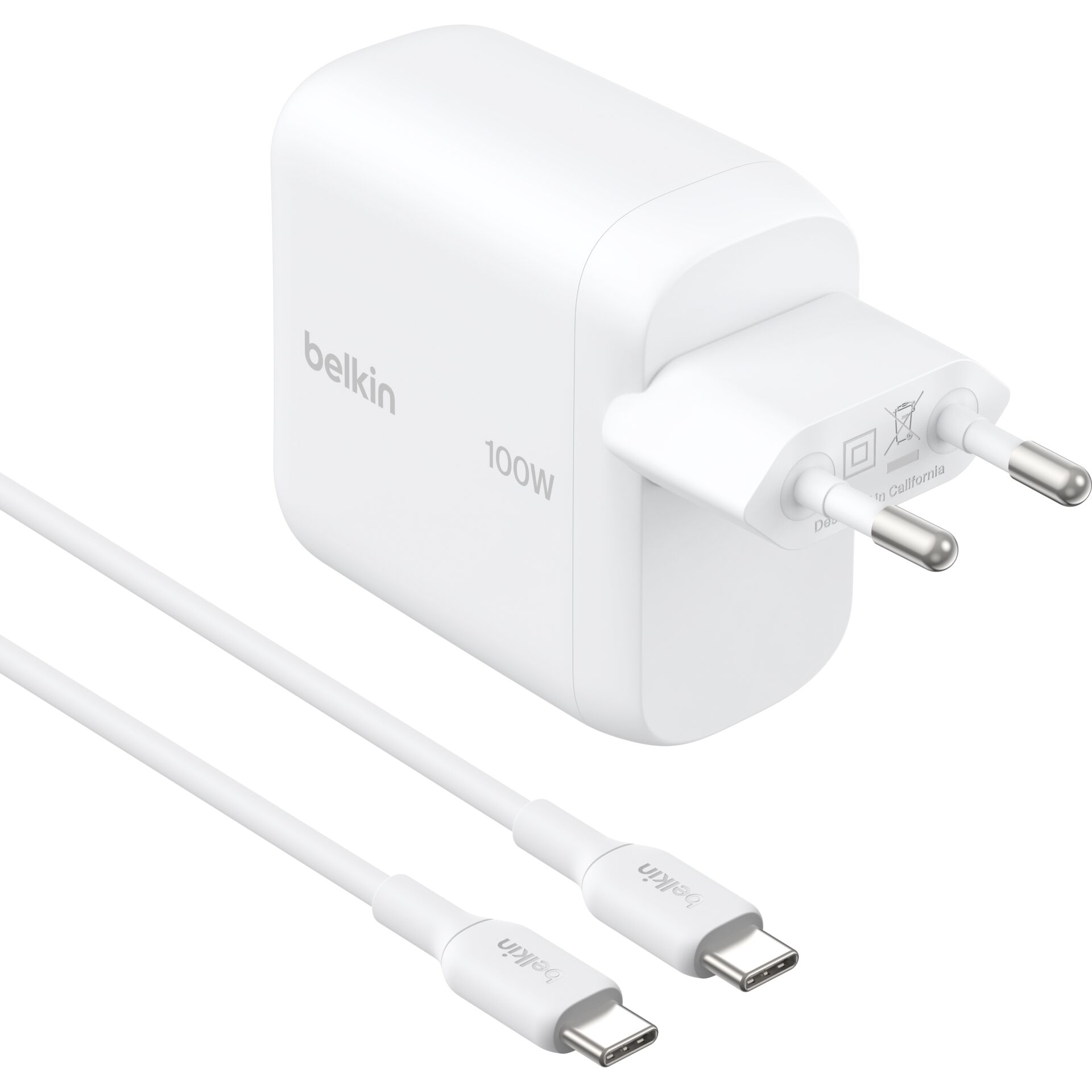 Ladegerät, Wandnetzteil, 100W, USB-C, USB-C Kabel