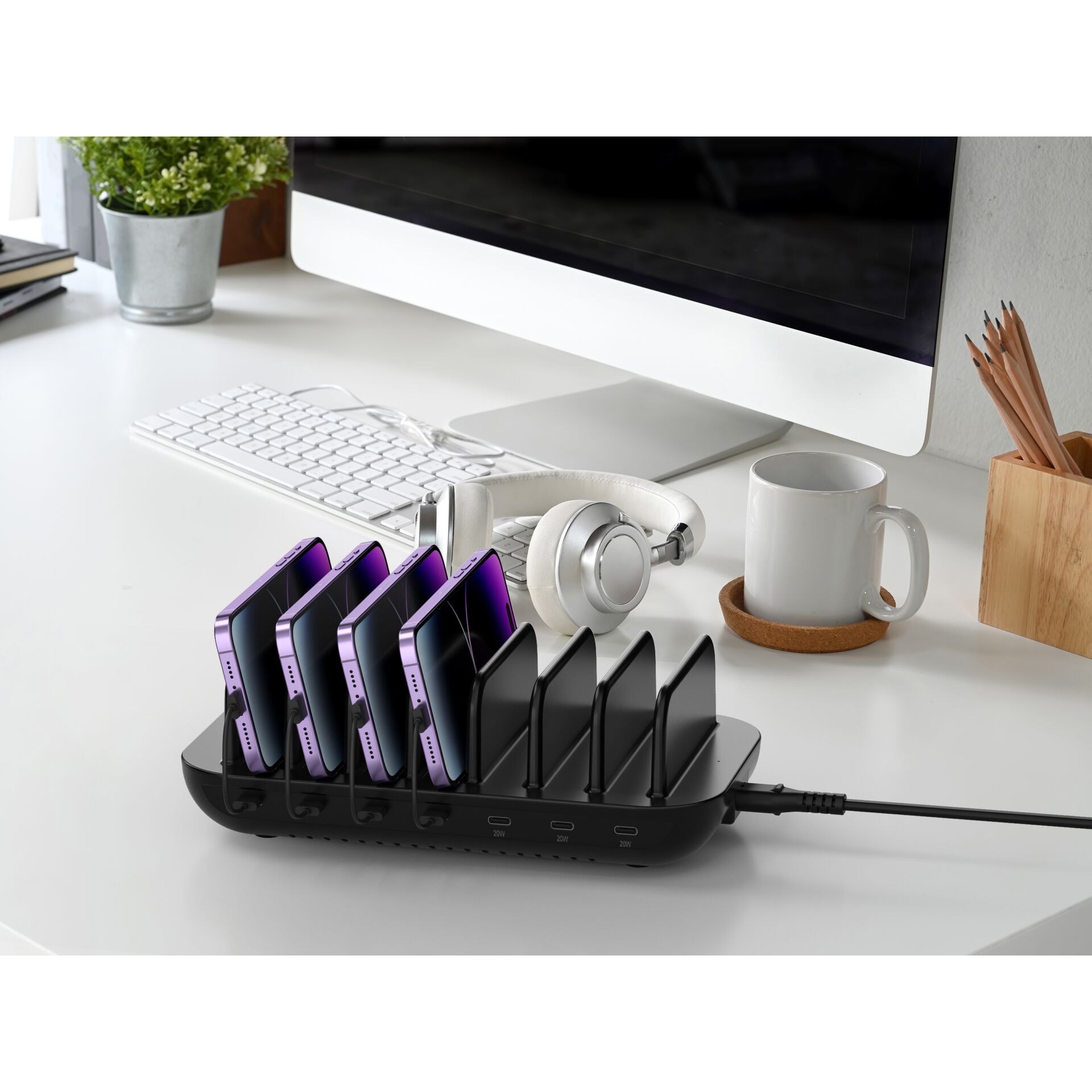 Computer-Tastatur, Elektronik, Tasse, Telefon, Überwachen