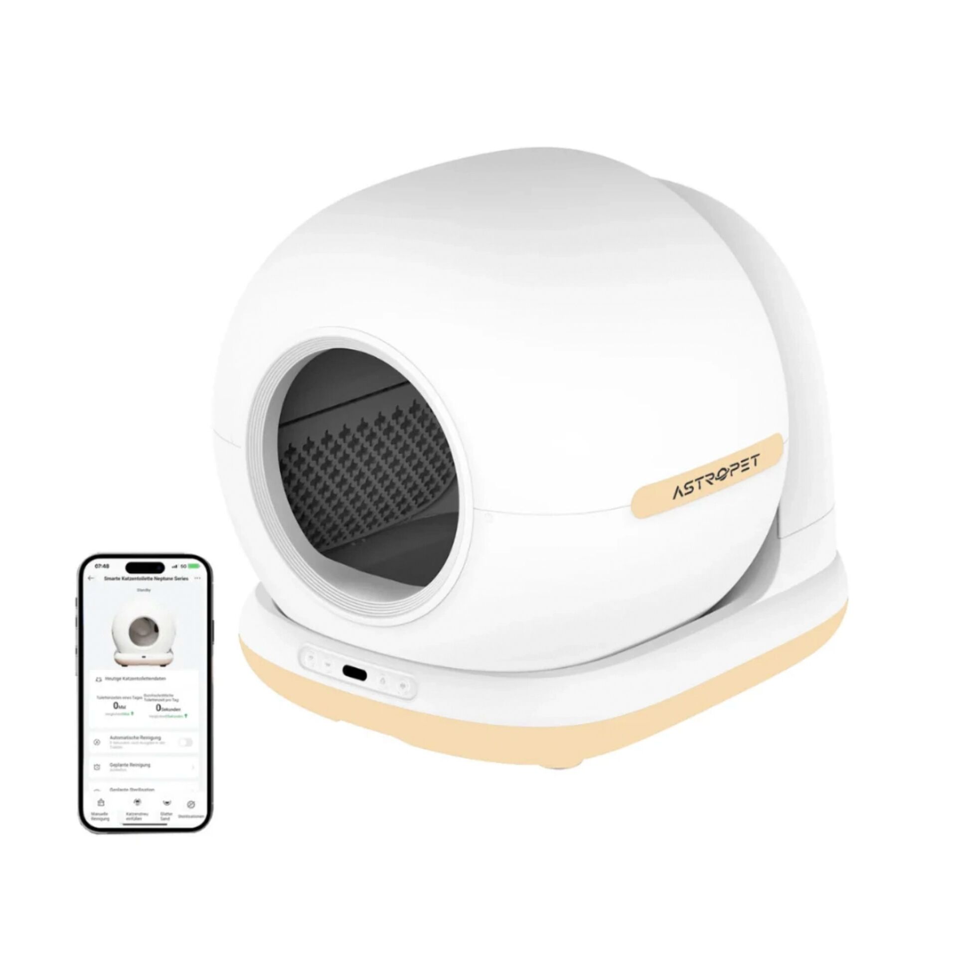 Astropet selbstreinigende Katzen toilette Neptune Series Elektronik, Handy, Telefon