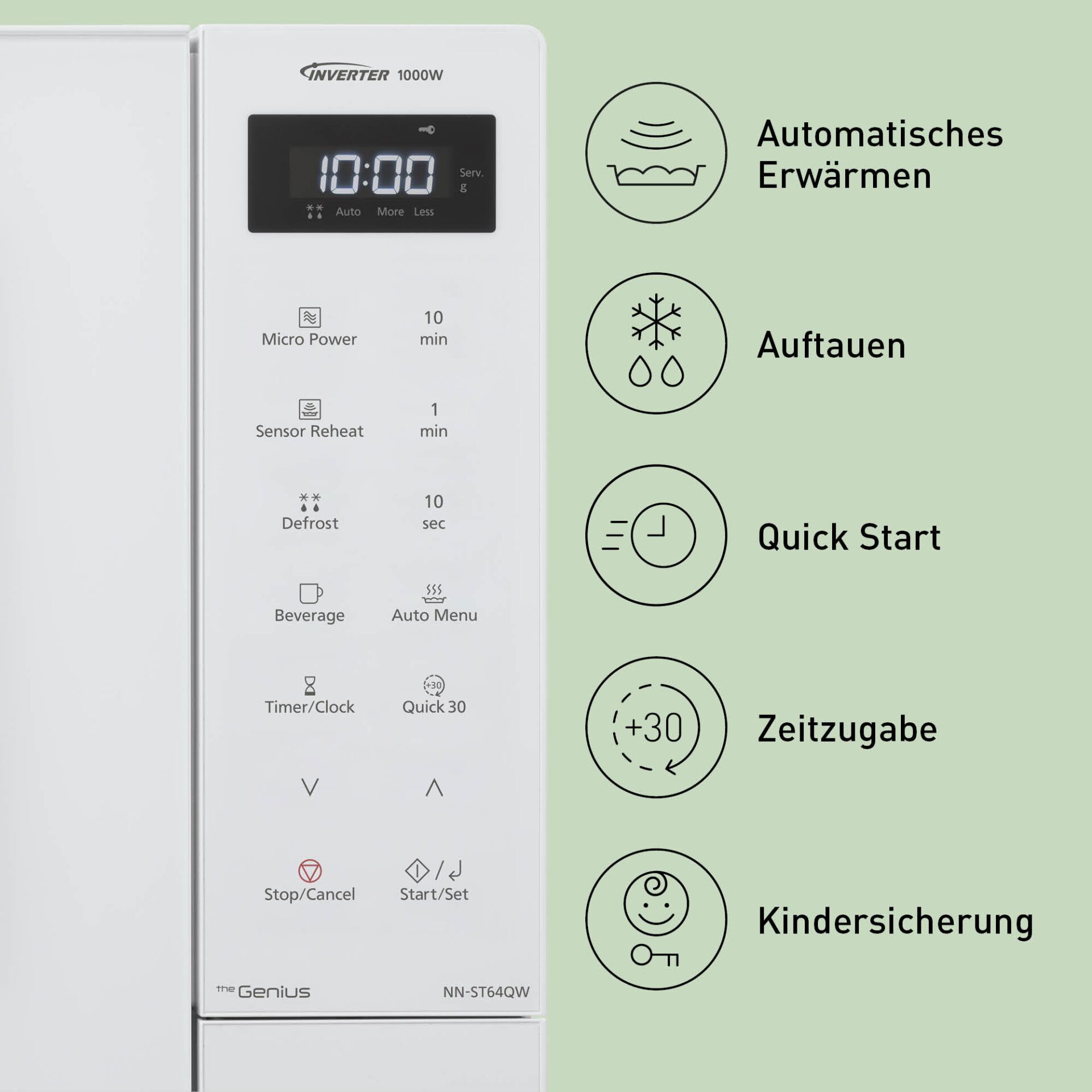Mikro-Umrichter, Inverter, Kühlschrank, Touchdisplay, Auto-Start