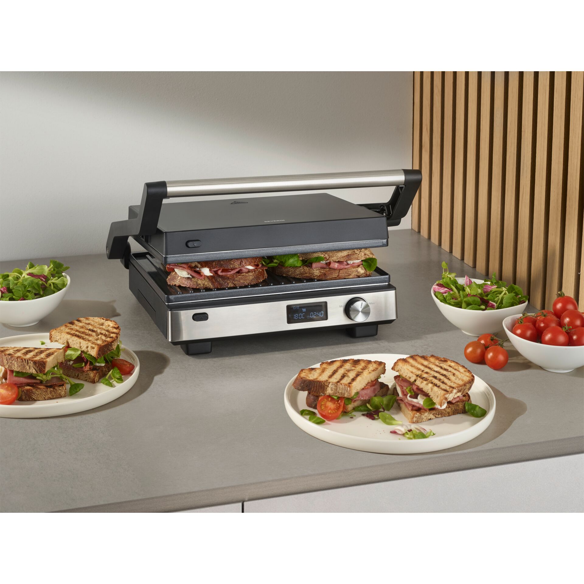 Mittagessen, Mahlzeit, Brunch, Burger, Präsentation des Essens