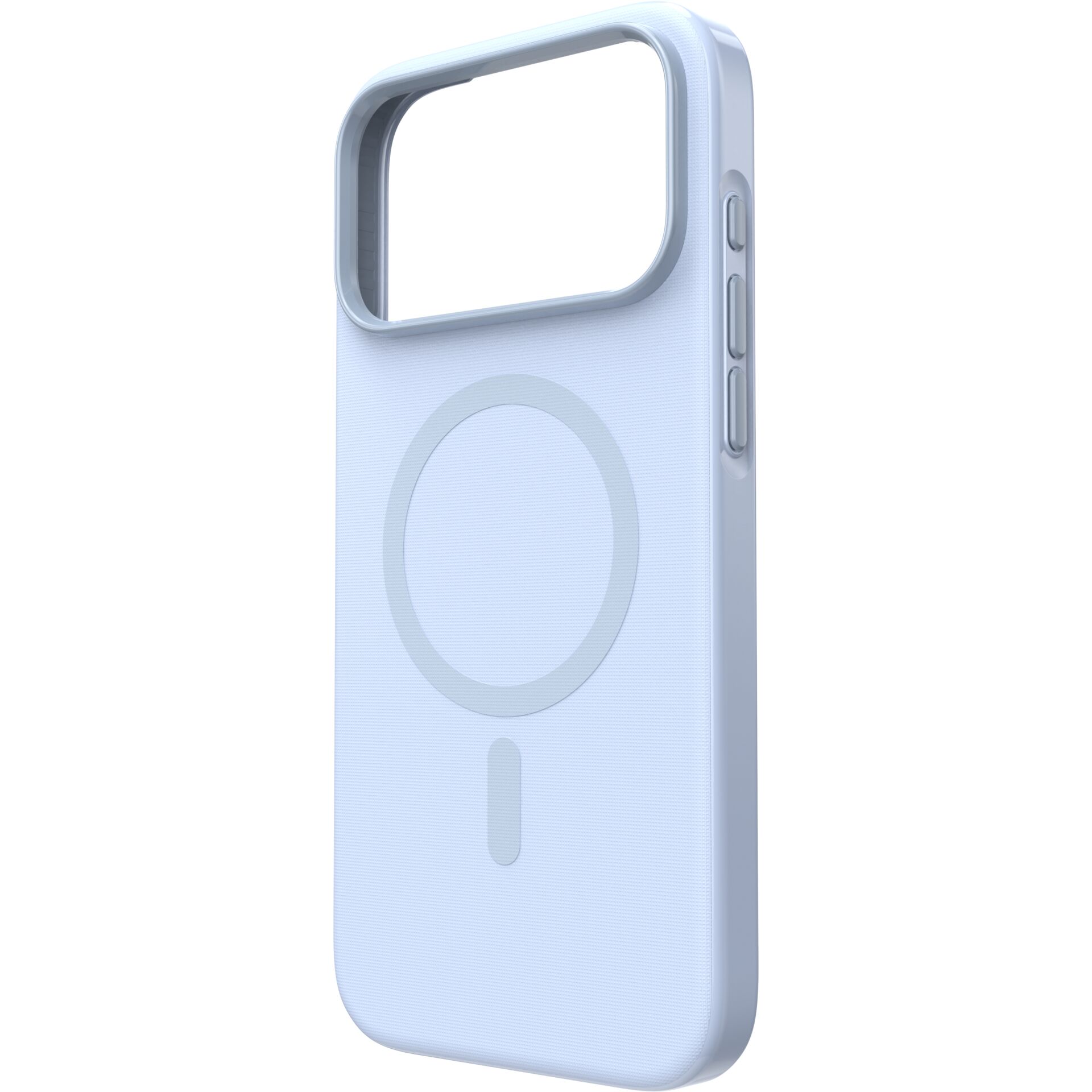 hülle, Case, iPhone, MagSafe, silber-blau