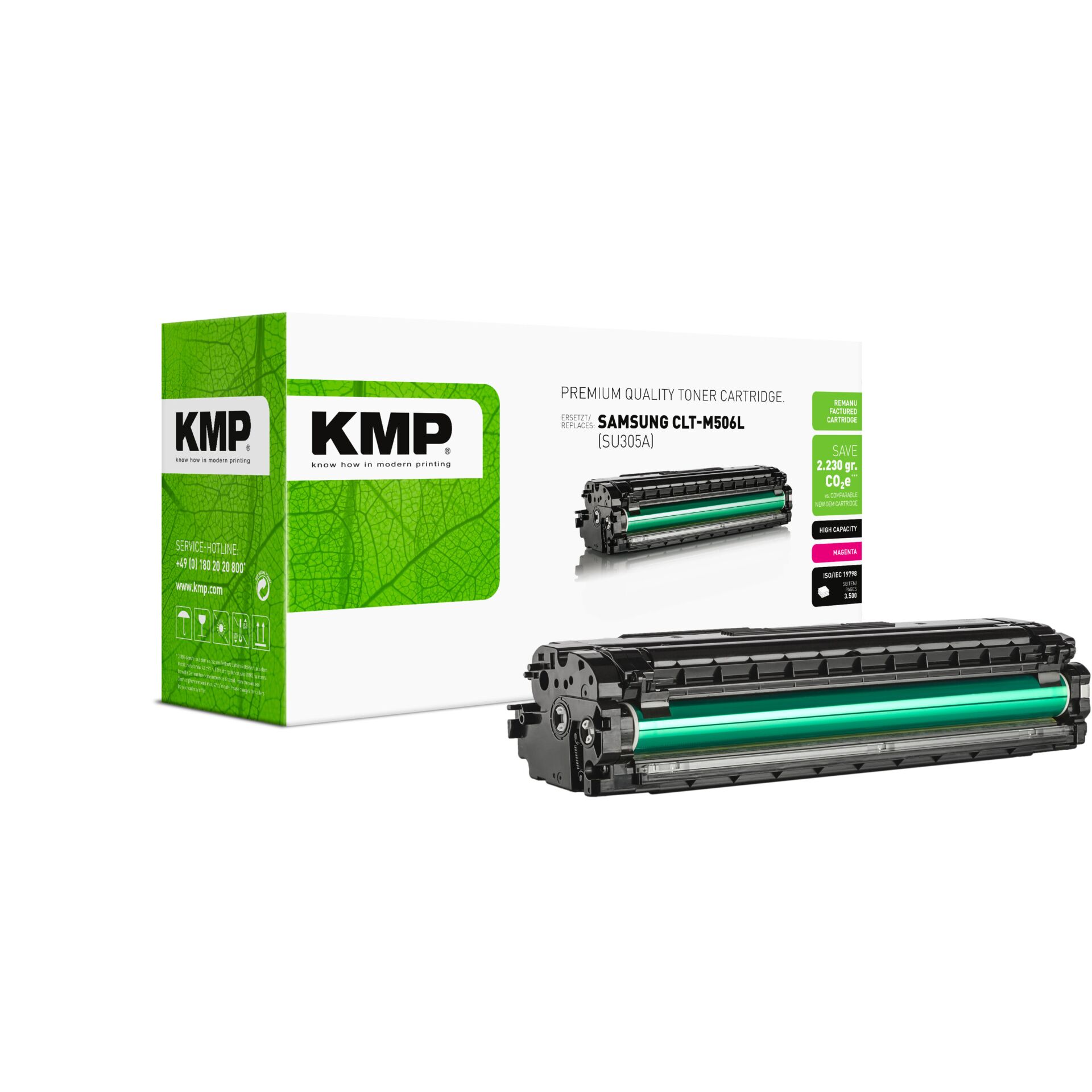 Computerausrüstung, Elektronik, Hardware, Maschine, Tonerpatrone, Druckerpatrone, KMP, Schwarz-Grün, Lasertoner