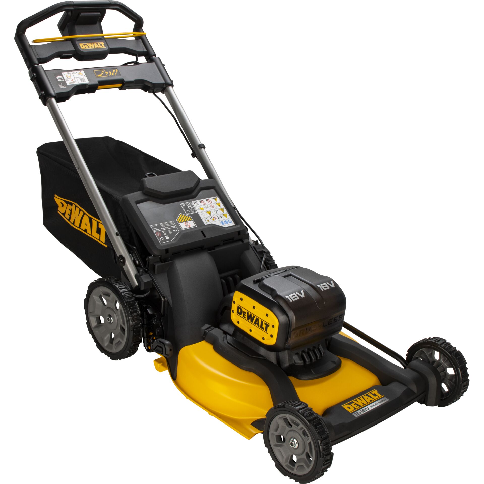 Rasenmäher, Akku, 18V Akku, Kraftaufwand reduziert, DeWalt
