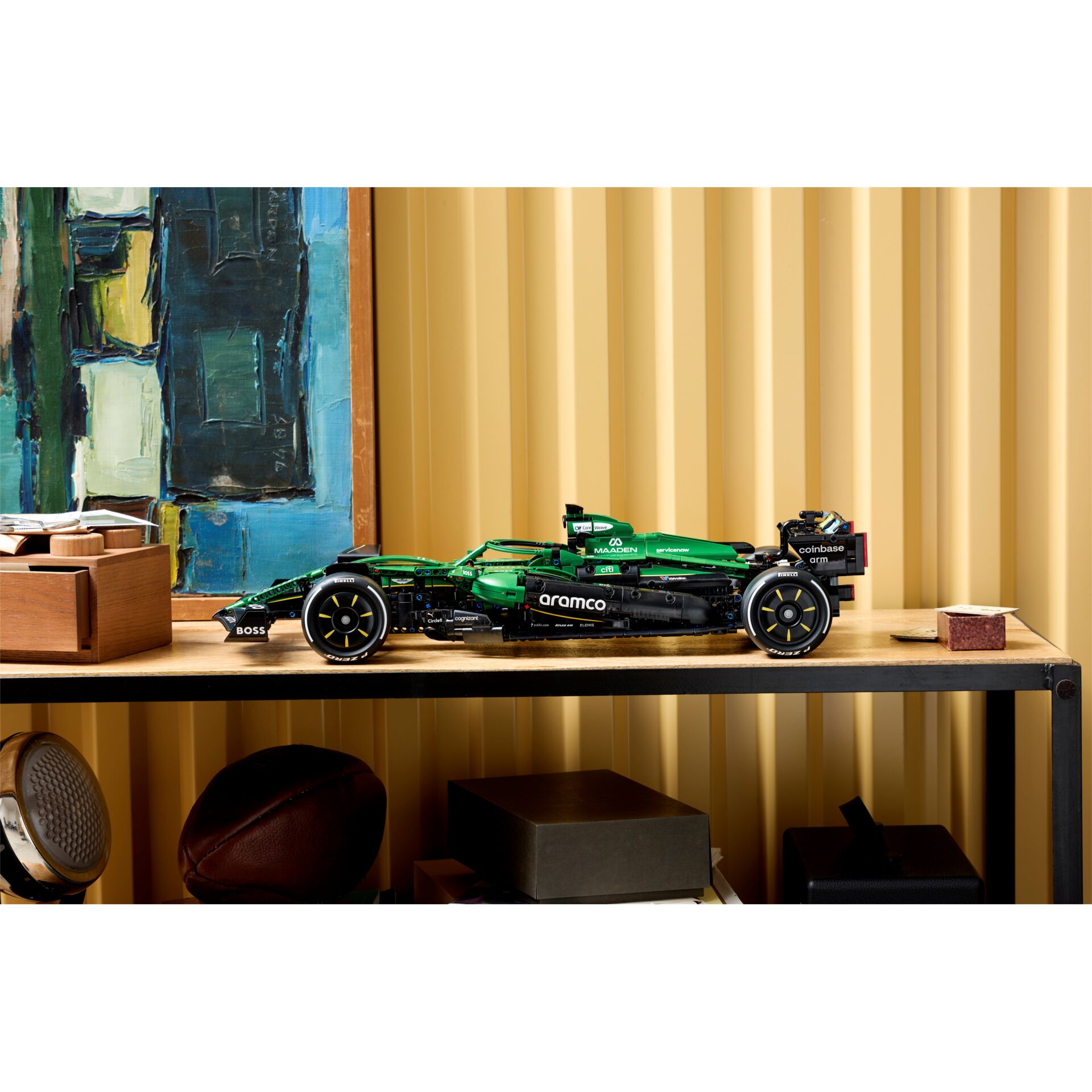 Modelauto, Formel-1-Auto, Grünes Auto, Modellauto, Rennwagen-Detail