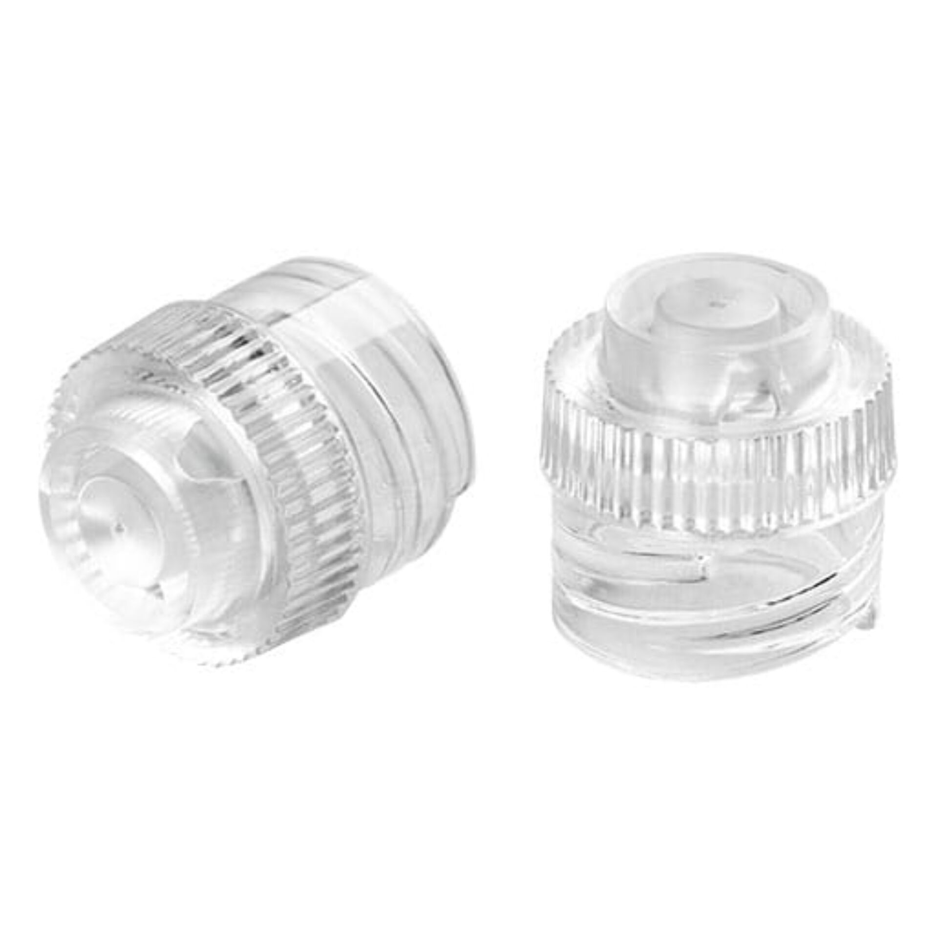 Kappen, Druckkappe, Pipettenkappe, Transparente Kappe, Schraubverschluss