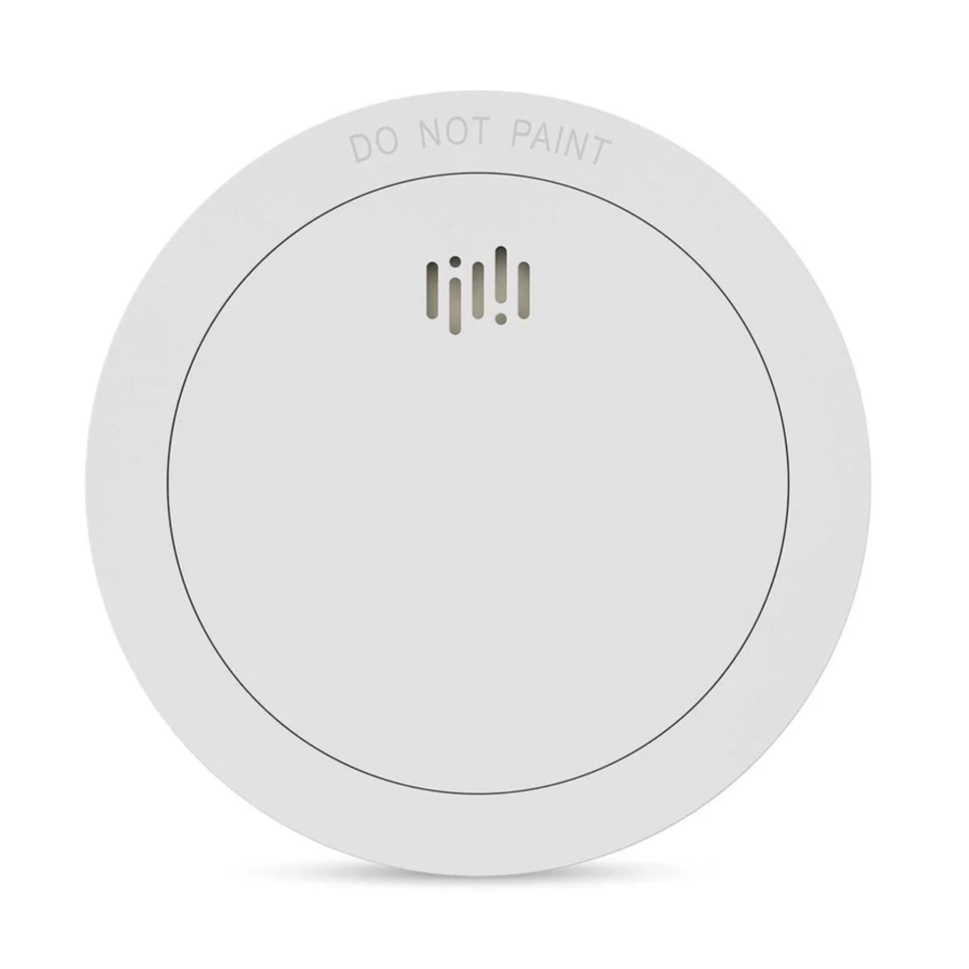 runde, rauchmelder, alarm, weiß, scheibe