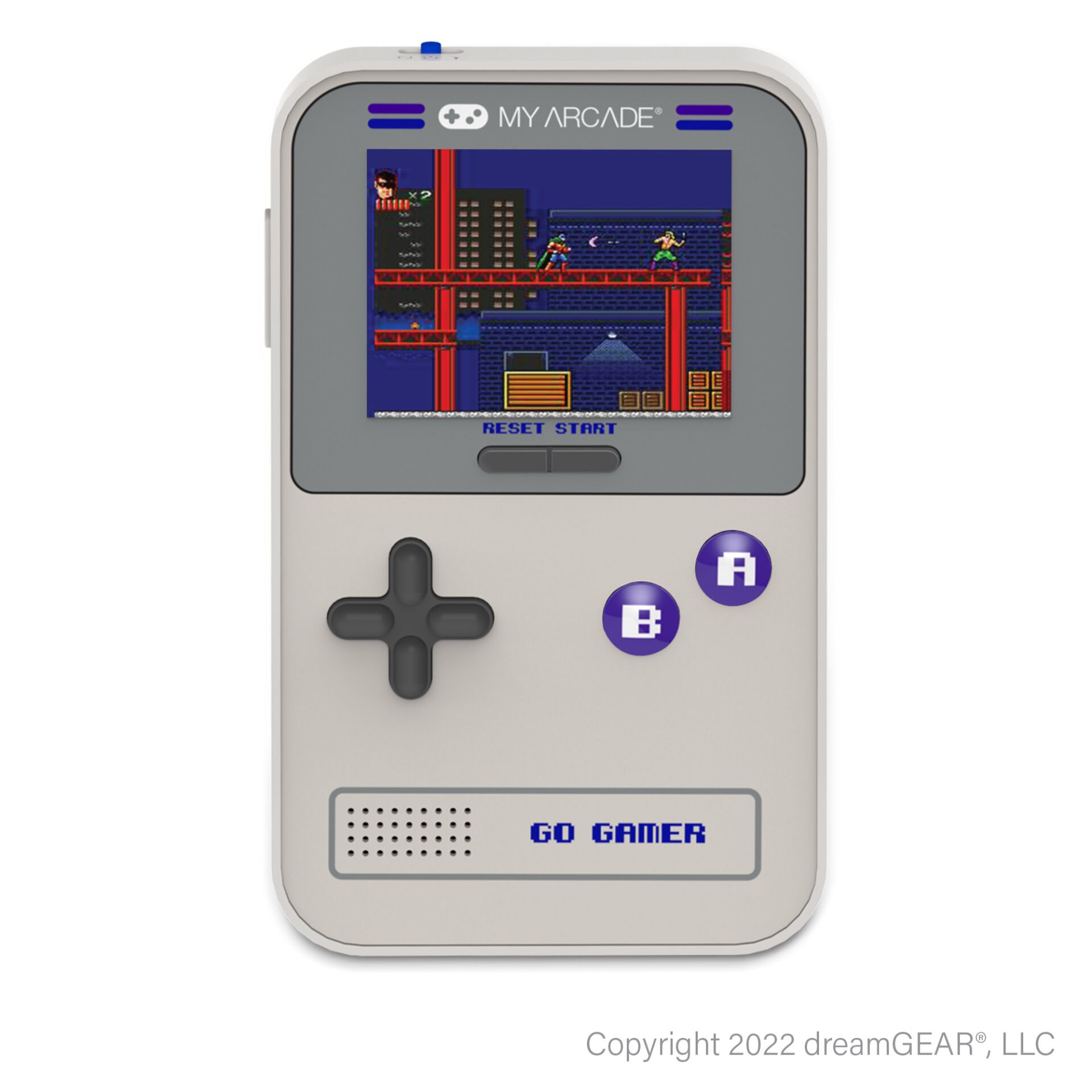 dreamGear My Arcade Go Gamer  Classic (300 in 1) Gray & Purple