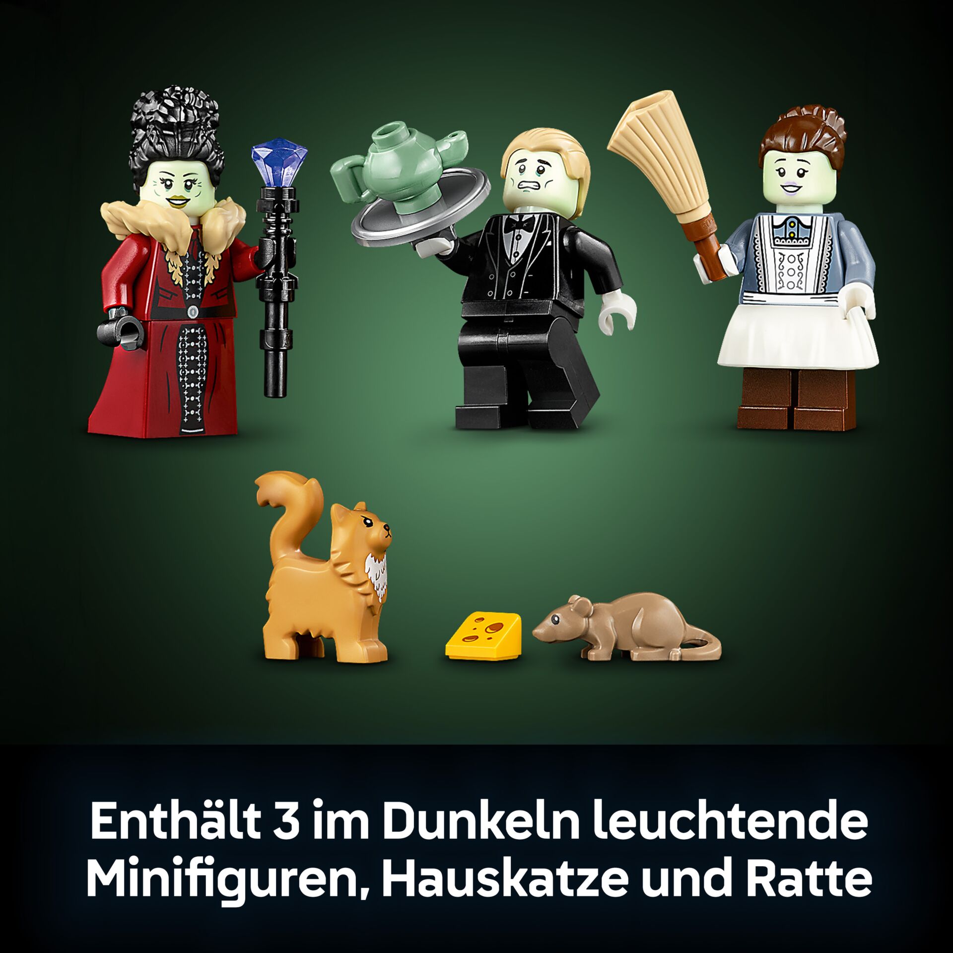 Minifiguren, Haustierfigur?, Hase?, Ratte, Dunkle Szene