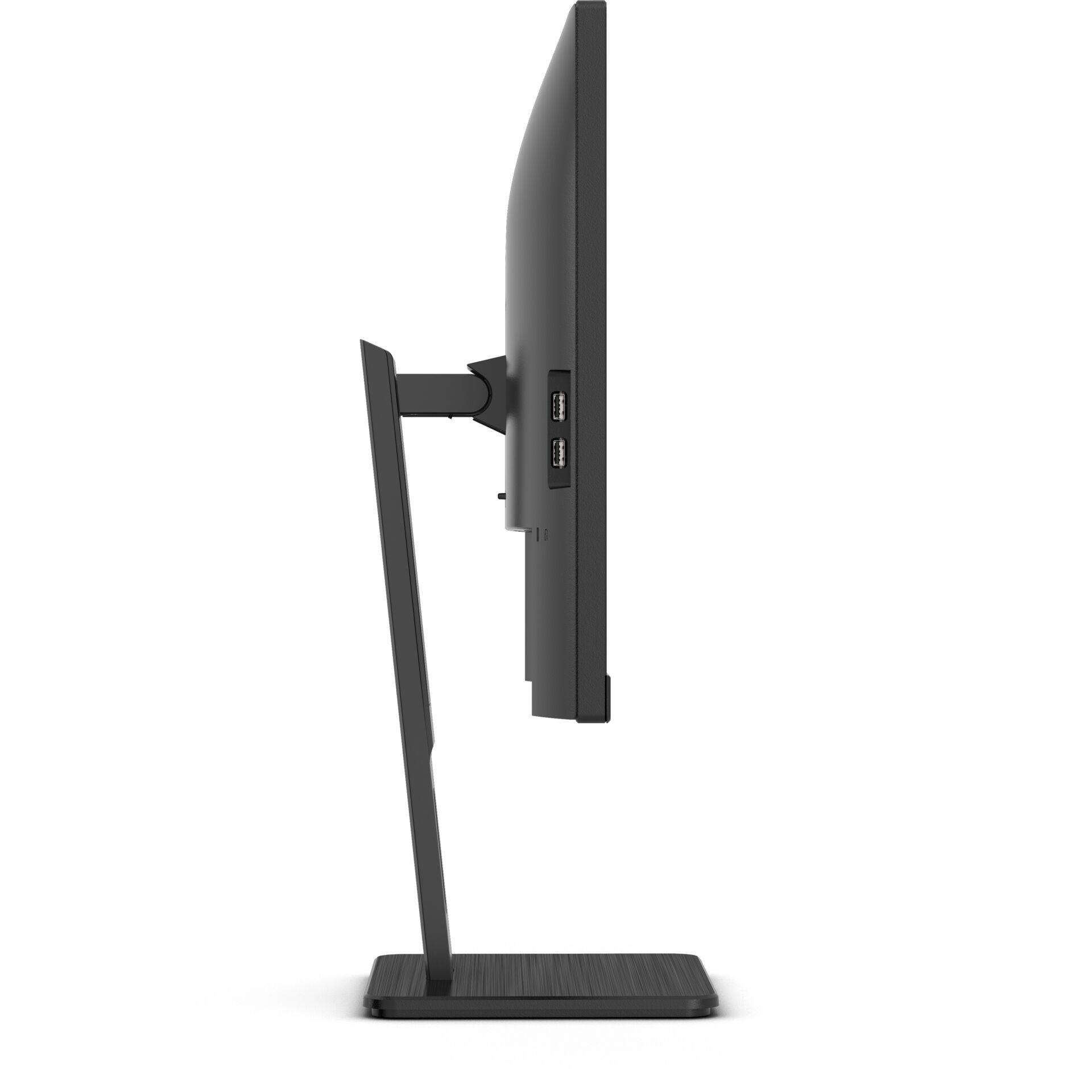 monitor, HDMI USB, Ständer, schwarz, Anschlüsse