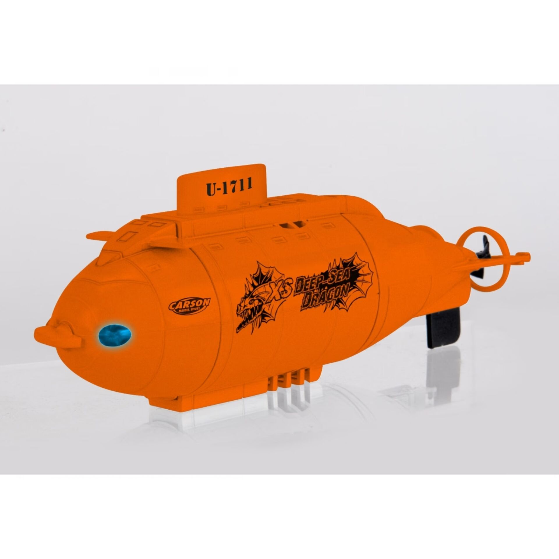 Unterwasser-Raumschiff, Orange Bohr-/U-Boot, Deep Sea Dragon, Riesen-Rumpf, Spielzeug-Submarine