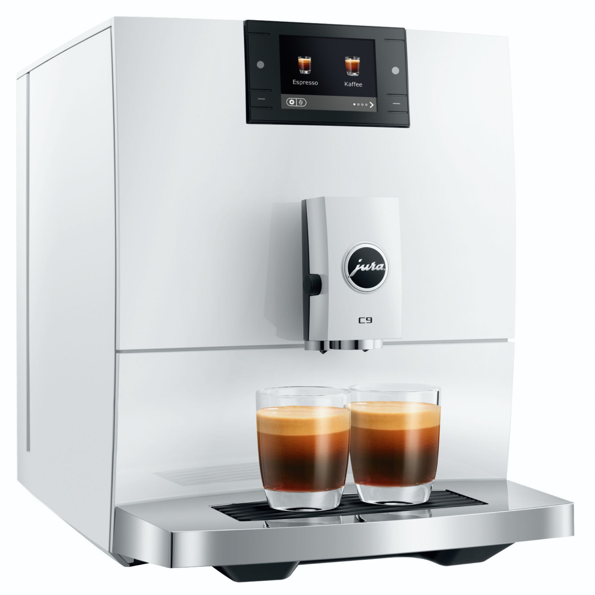 Kaffeeautomat, Espresso, Milchkaffee, Zweier Bohnen, Brüherautomat
