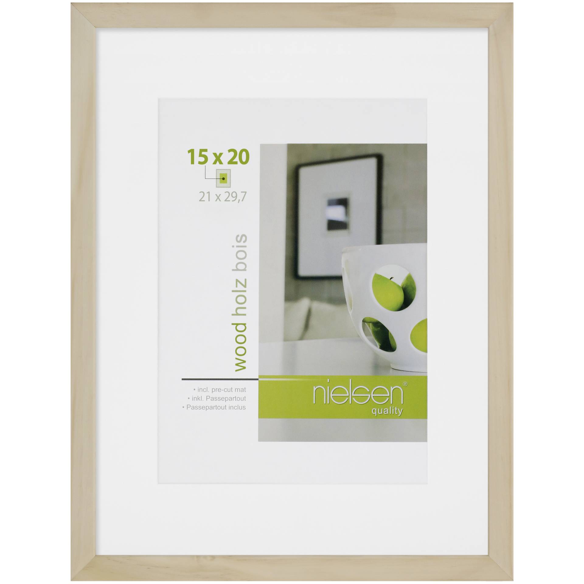 Nielsen Apollon natur    21x29,7  Holz DIN A4              8988048