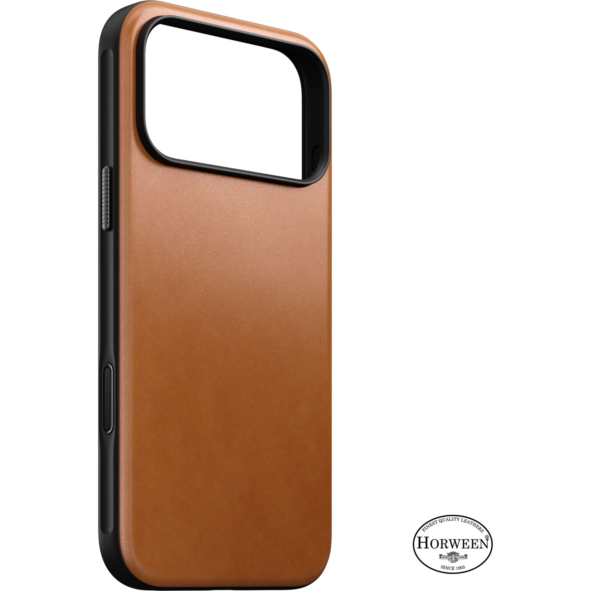 Smartphone-Hülle, Leder, Braun, Rückseitige Abdeckung, Schlankes Design