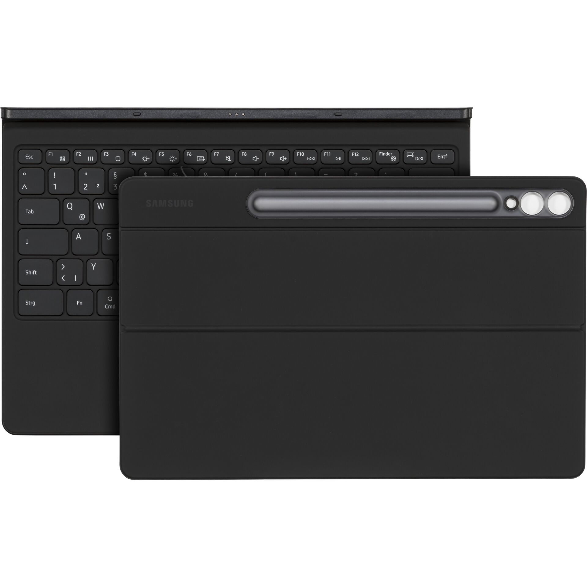 Samsung Book Cover Keyboard für Galaxy Tab S9+/S9 FE+, Black Computerausrüstung, Elektronik, Computer, Laptop, PC