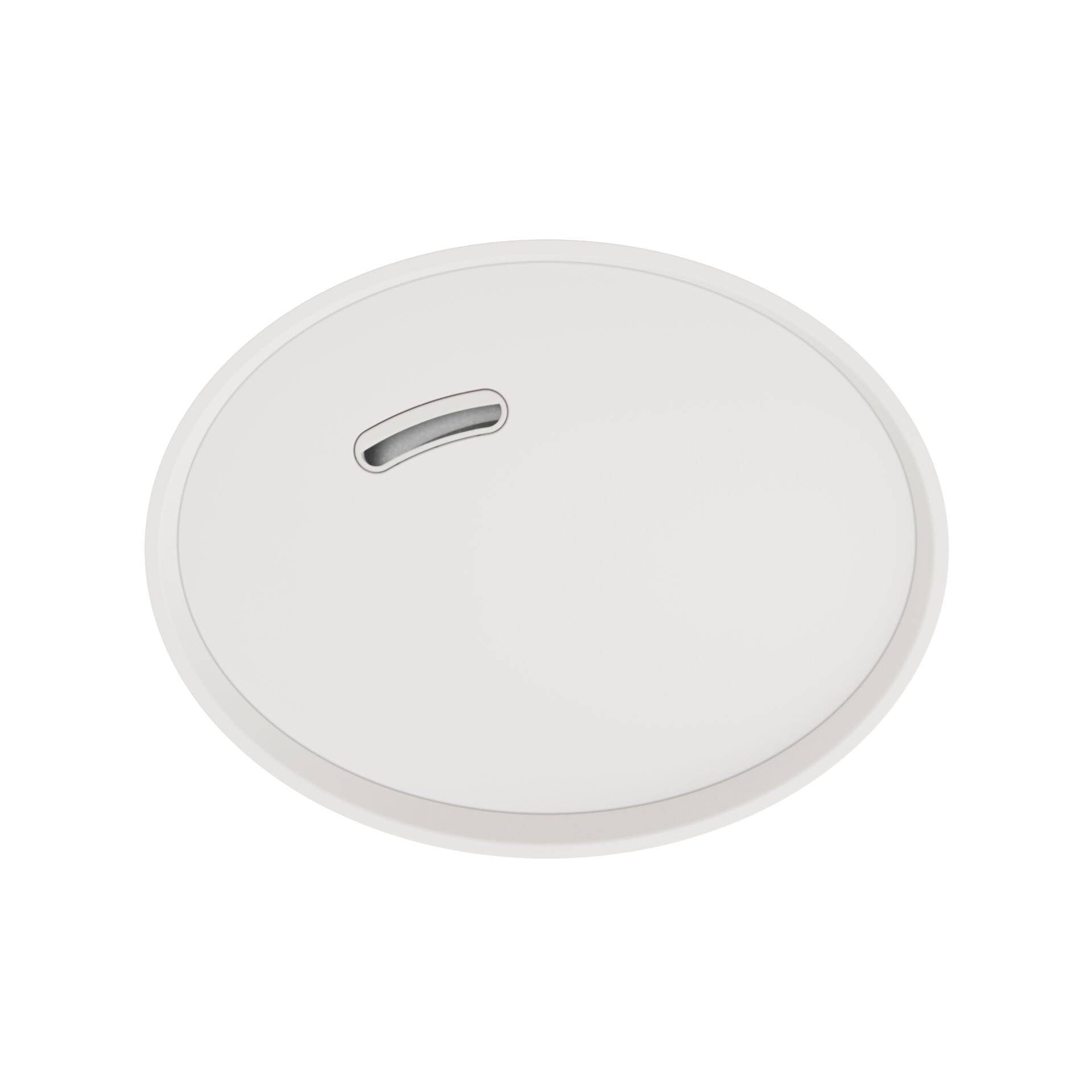 Deckel, Deckelplatte, weiß, runder Deckel, geschlossen